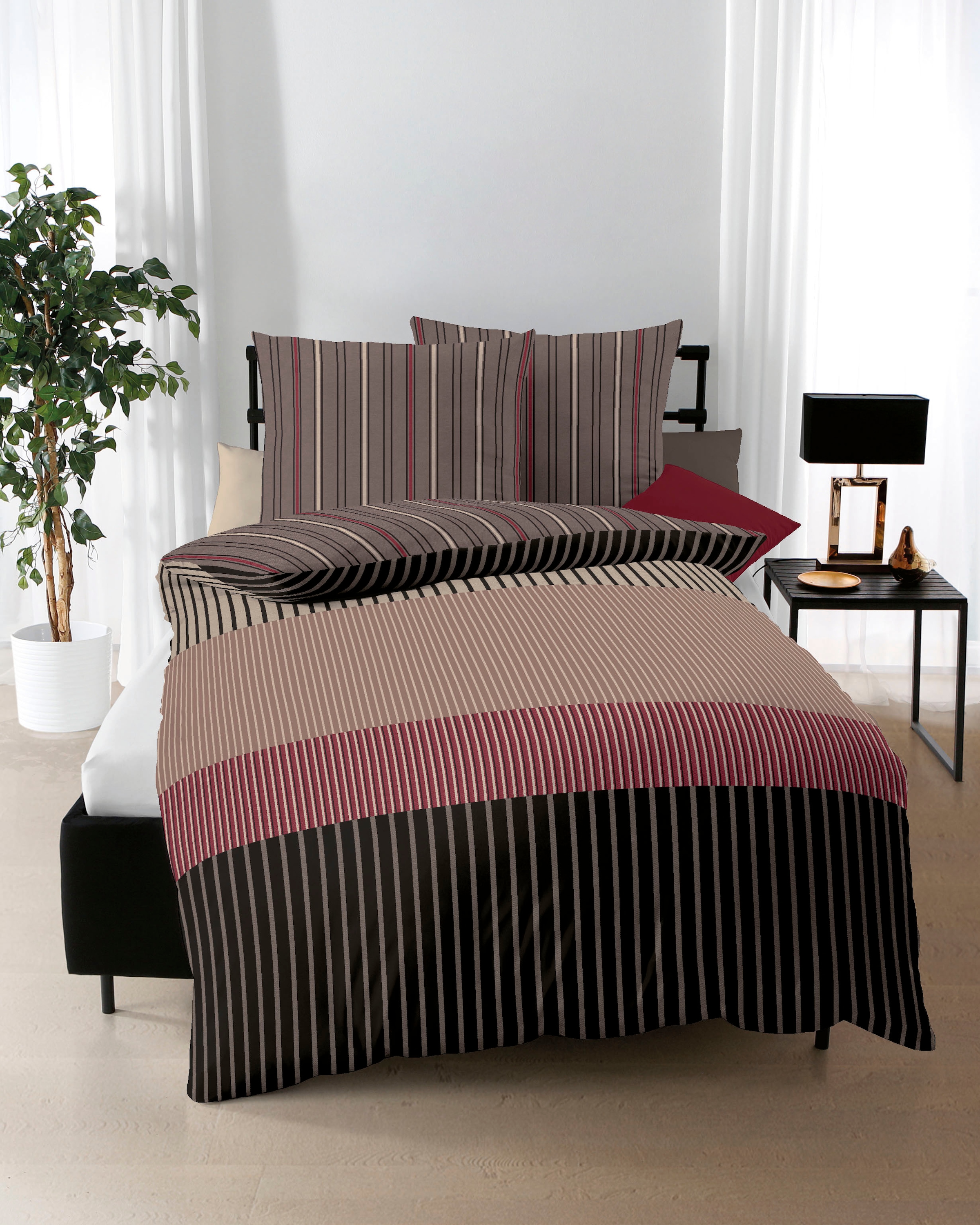 Kaeppel Linge de lit réversible »Skyline« 2 cuis