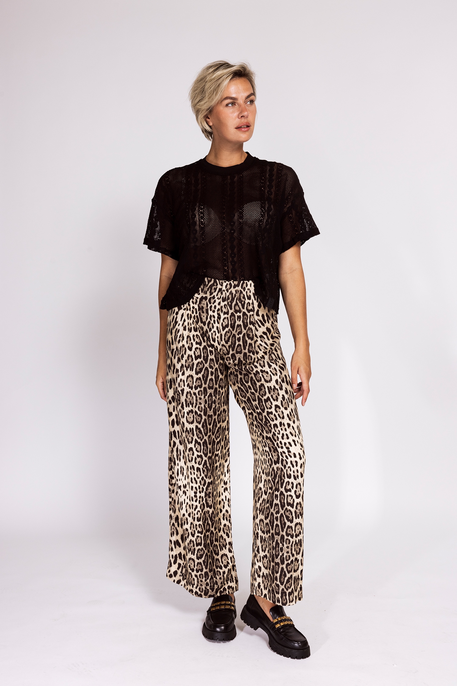 Zhrill Stoffhose »PALA Leo«  lässige Passform, mit elastischem Gummizug, mit Animal-Print