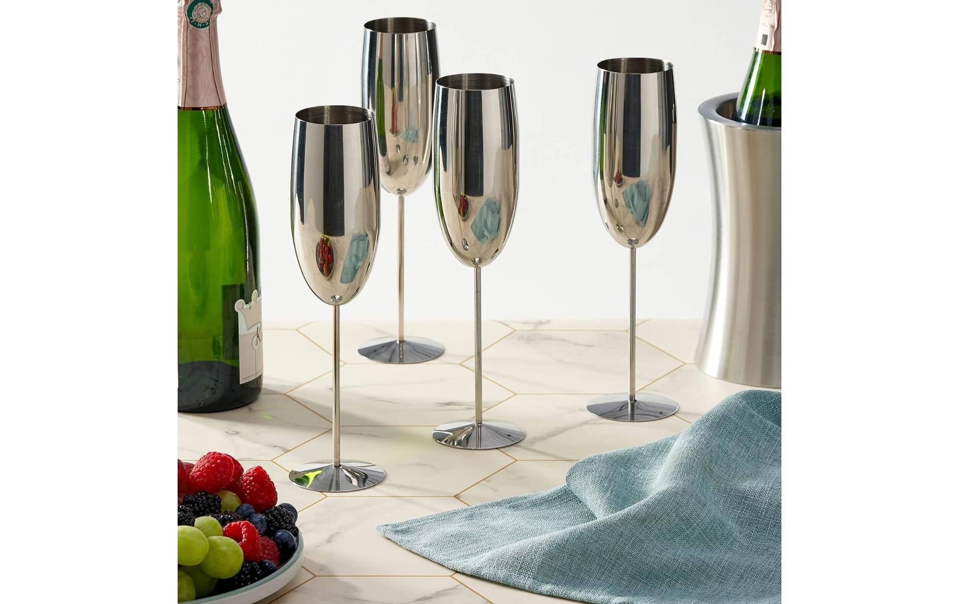   Flûte à champagne »Oak & Steel 285 ml, 4 Stück«