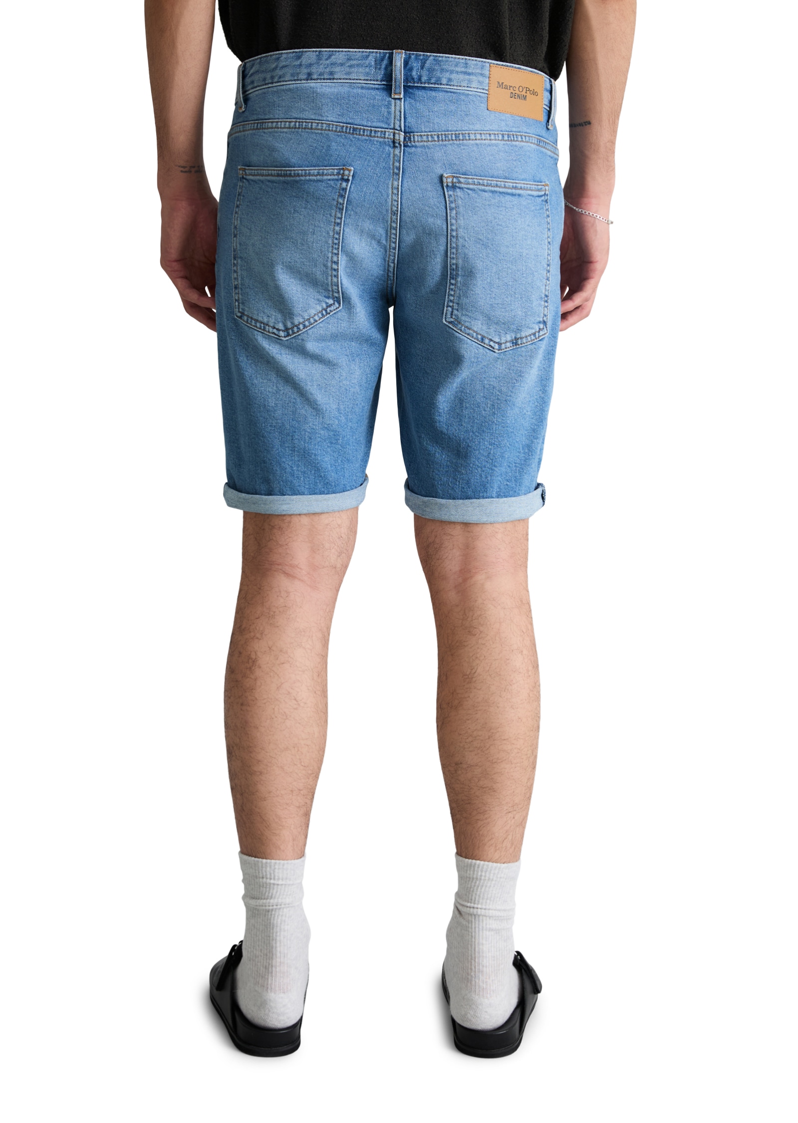Marc O'Polo DENIM Short en jean »Model Mats tapered fit aus Bio-Baumwoll-Mix«