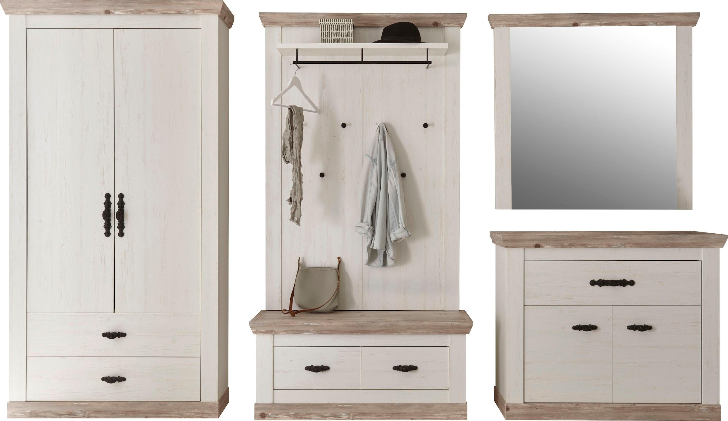 Home affaire Garderoben-Set »Florenz« 5 Stk. tlg.