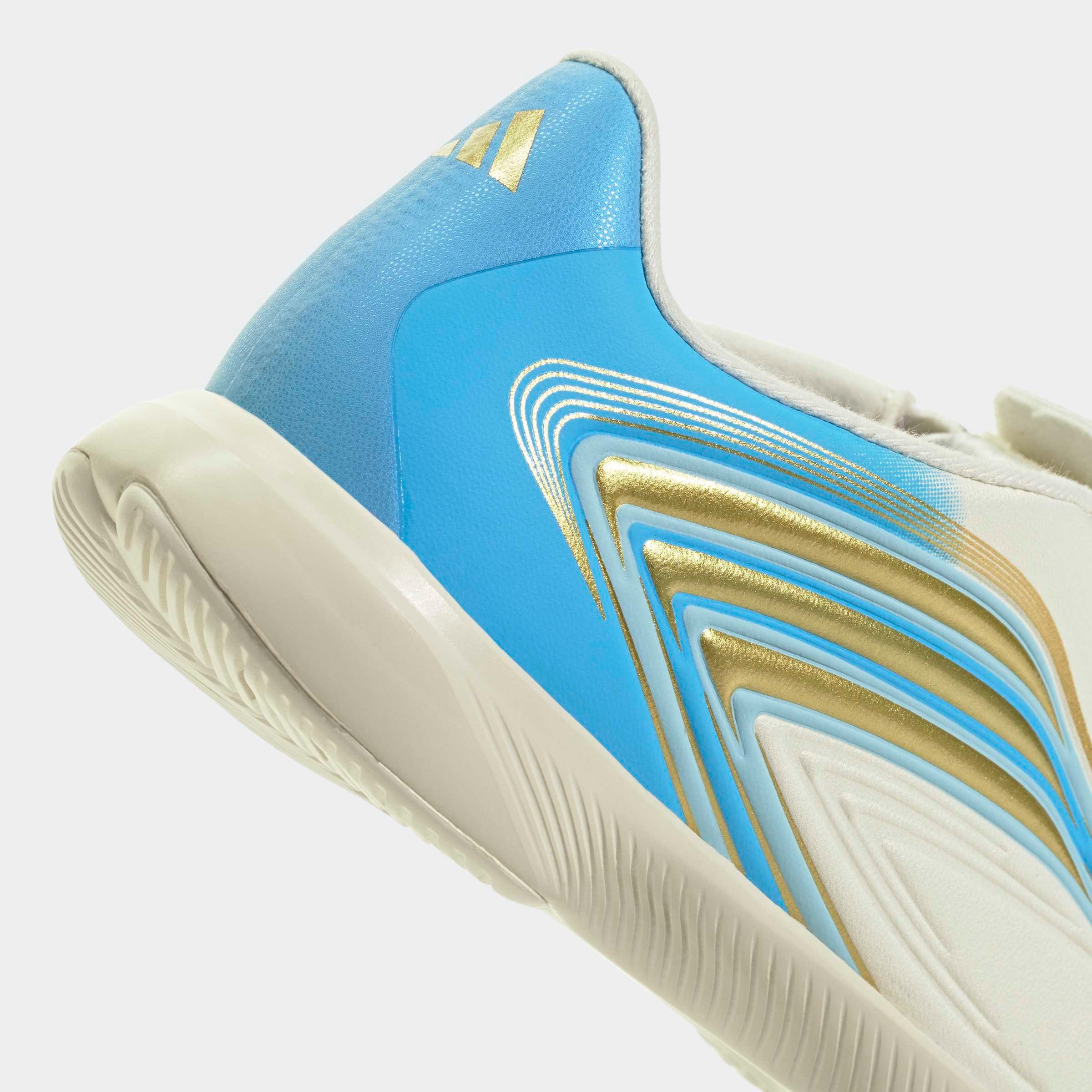 adidas Performance Fussballschuh »F50 MESSI LEAGUE KIDS , HALLENBÖDEN, OHNE SCHNÜRSENKEL«  für Hallenboden, für Jugendliche & Kinder