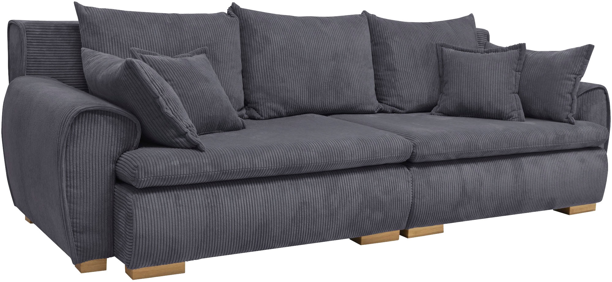 Home affaire Canapé Big »Katja, B: 275 cm - OTTO. Verlässliche Qualität.« Mega-Sofa mit 4 Zierkissen