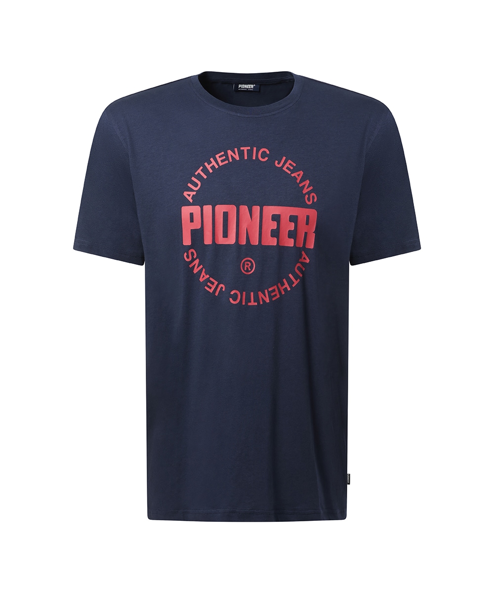 Pioneer Authentic Jeans T-Shirt mit Frontprint, Rundhals
