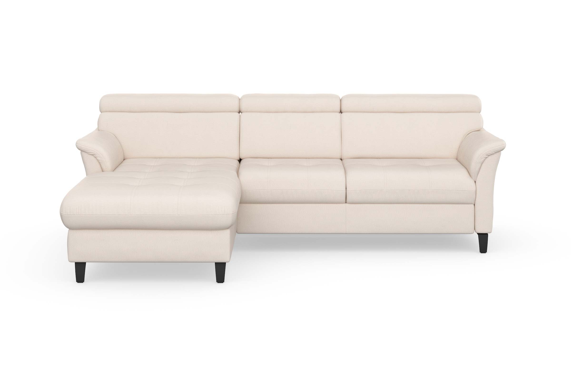 sit&more Ecksofa »Marano L-Form« inklusive Kopfteilverstellung, wahlweise mit Bettfunktion, Bettkasten