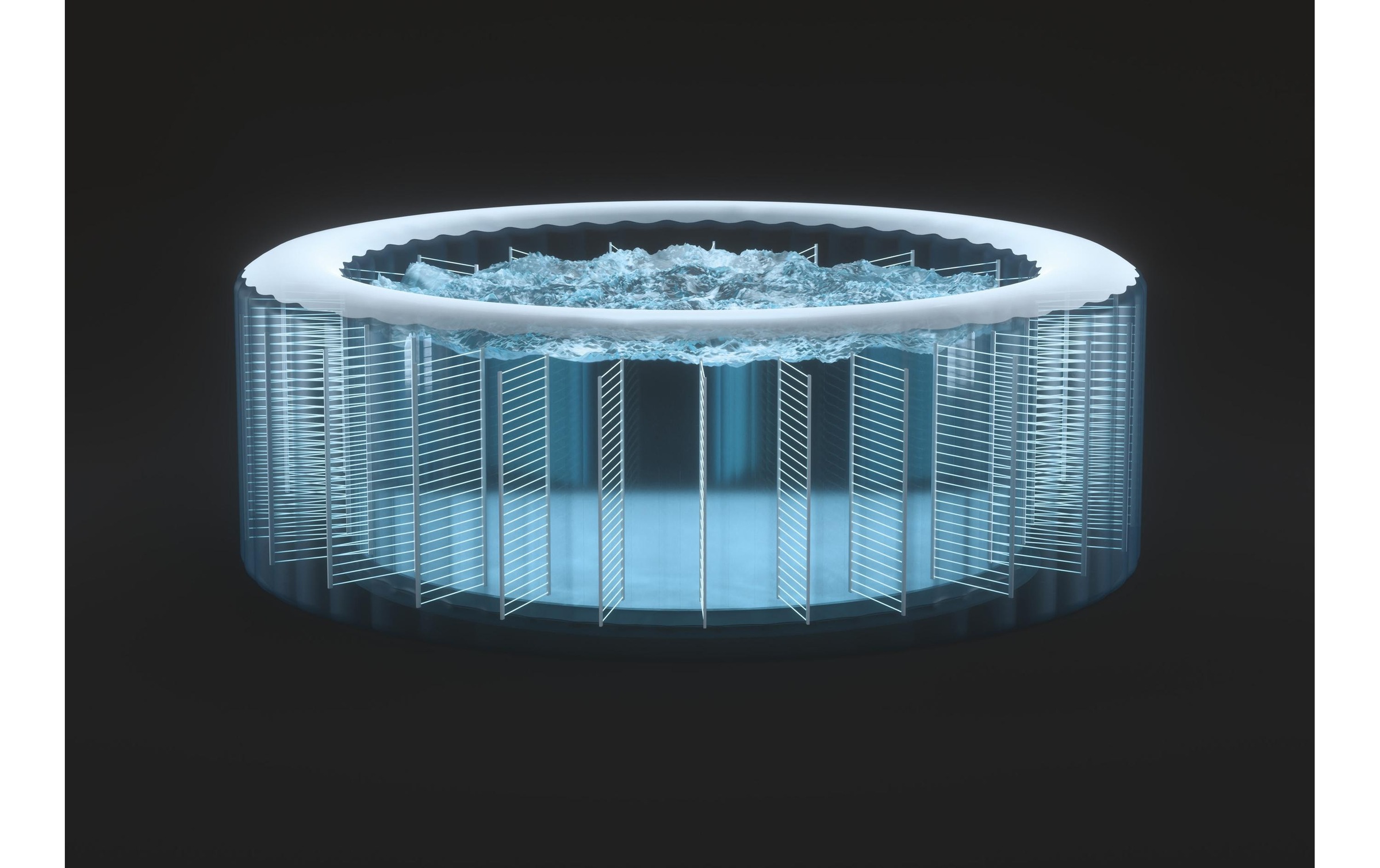 Intex Whirlpool »PureSpa Greystone Deluxe Ø 196«