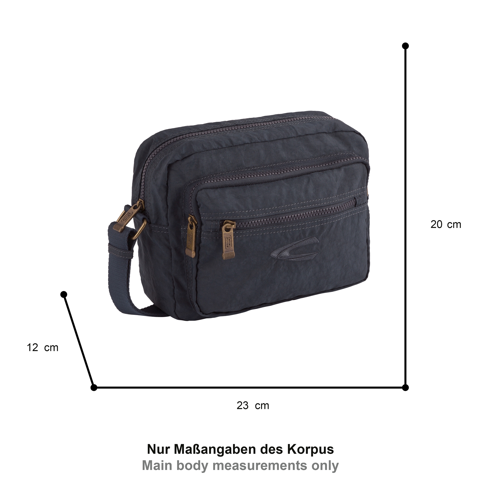 camel active Sac à bandoulière »Journey« aus leichtem robusten Nylon, funktional perfekt für alle Lebenslagen