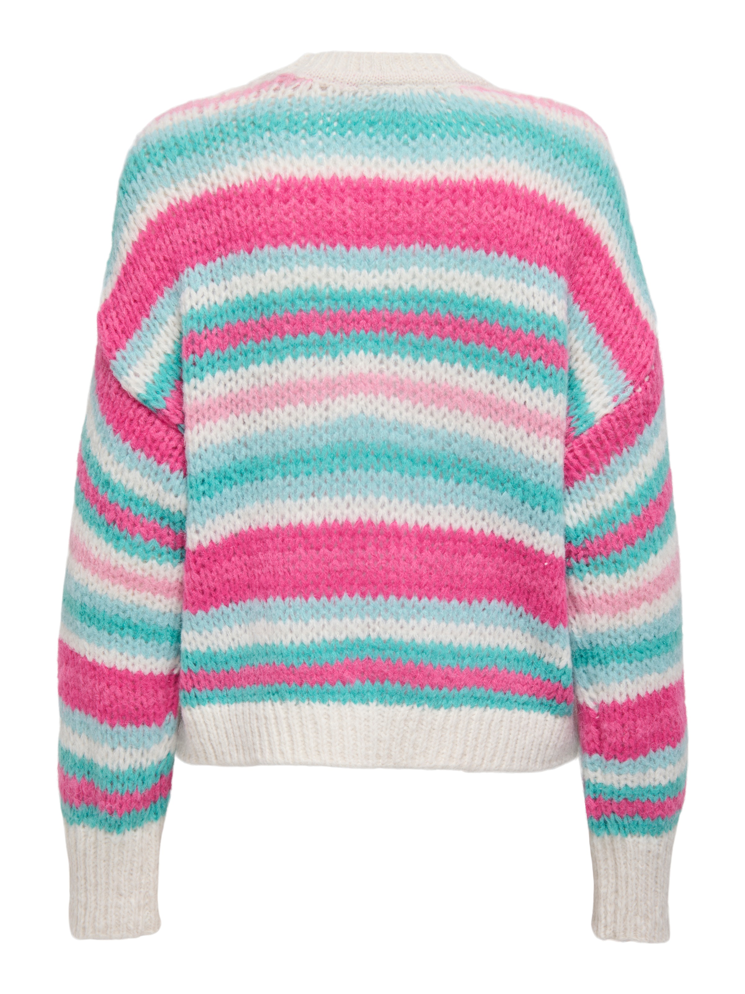 ONLY Strickpullover »ONLALYSSA LIFE LS STRIPE O-NECK CC KNT«
