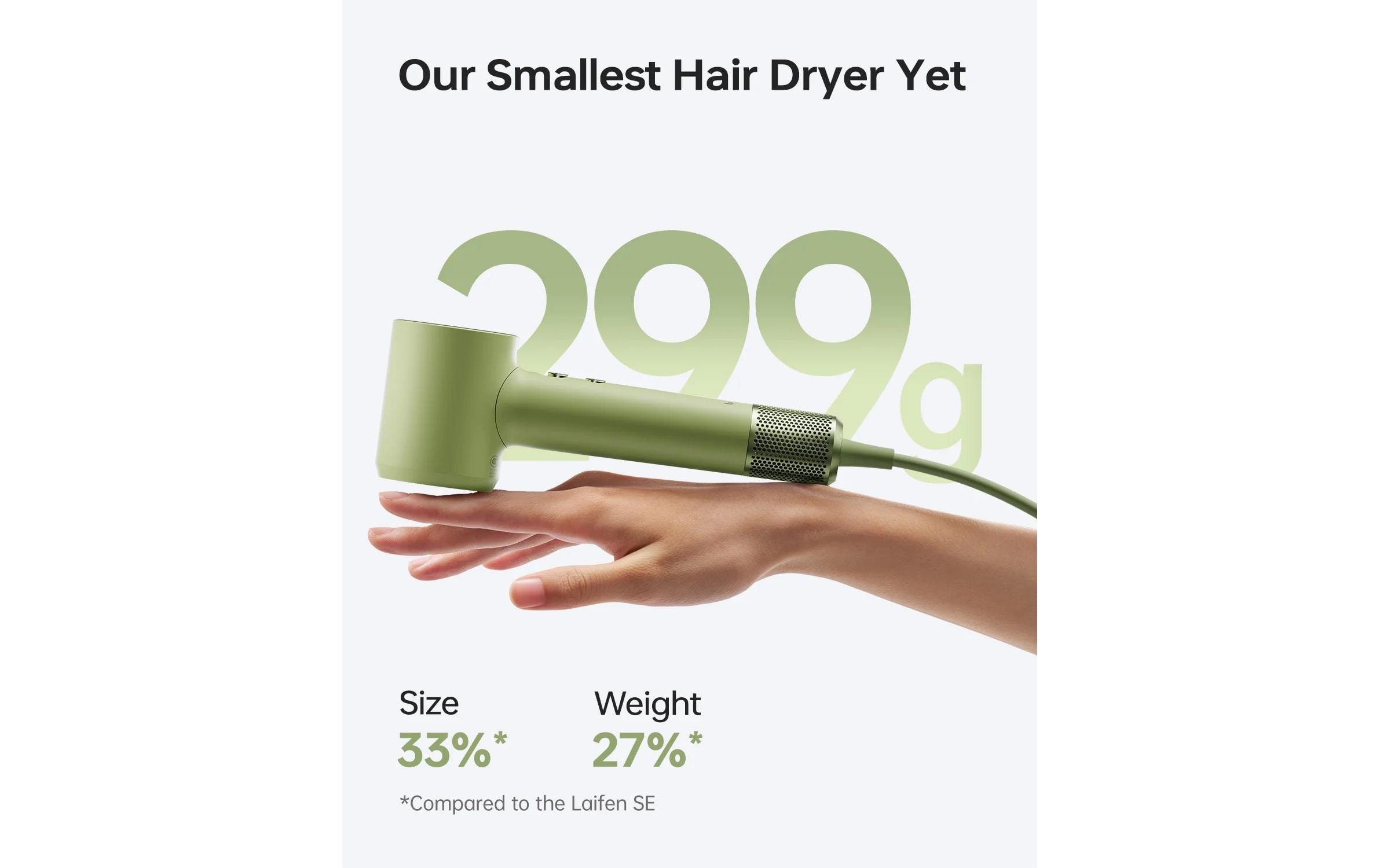 laifen Sèche-cheveux »Mini (1 Aufsatz + 1 Beutel)«