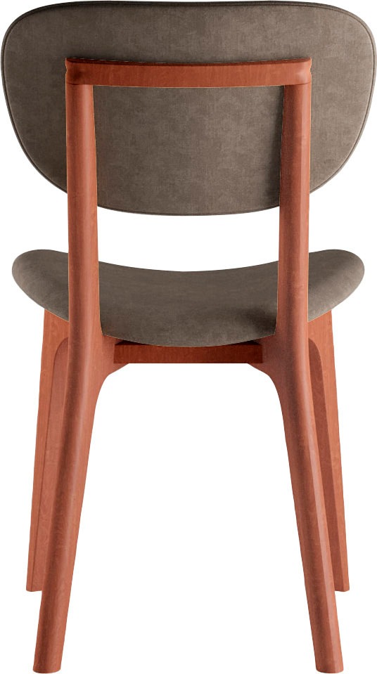 INOSIGN Chaise »COZY Made in Italy« (Set) 2 cuisGestell in Buche, Kirsch- oder Nussbaum, Massivholz, Design Stuhl