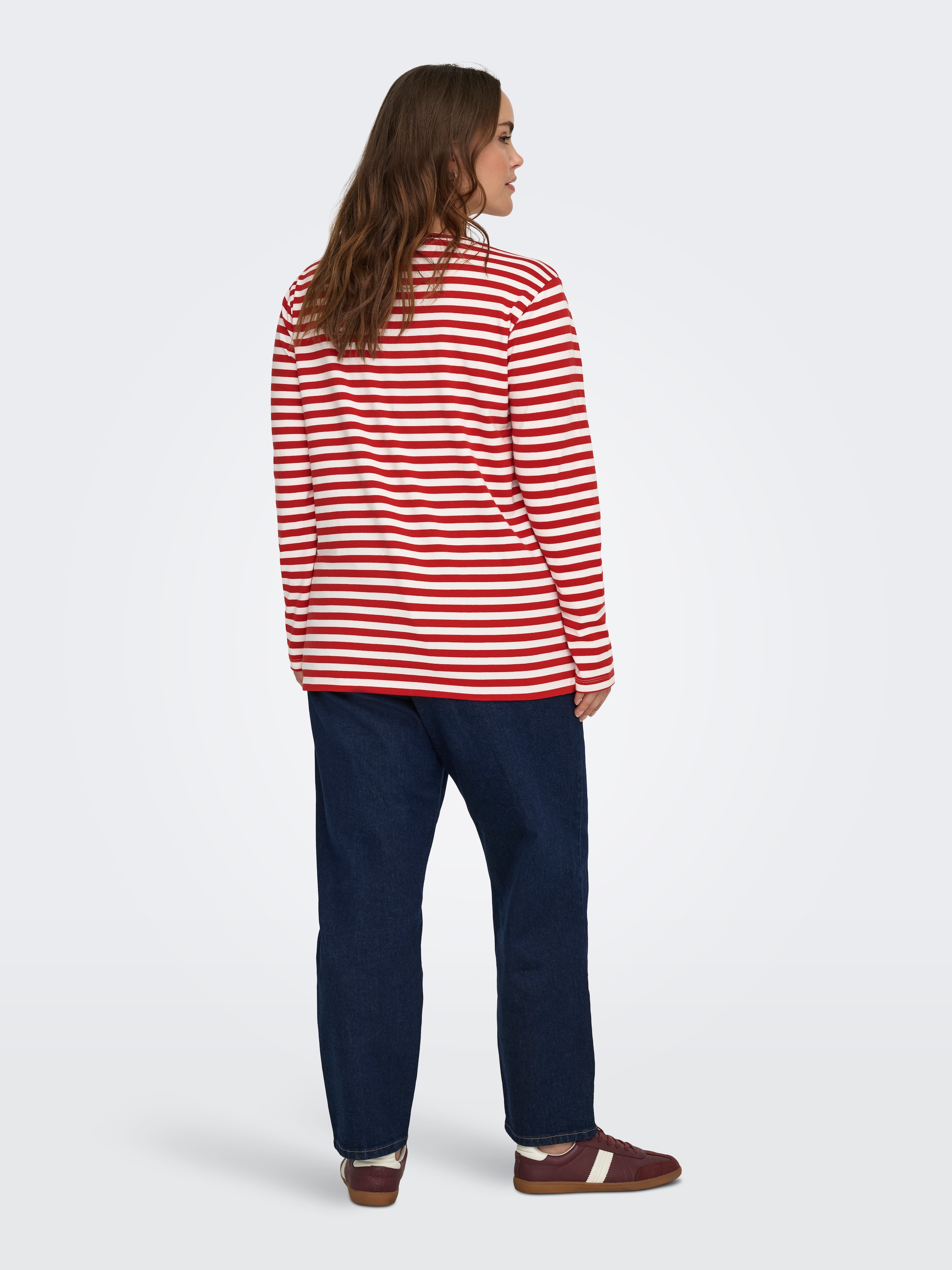 ONLY CARMAKOMA T-shirt à manches longues »CARBODIL L/S O-NECK BLOUSE JRS« Materialmix, regular fit