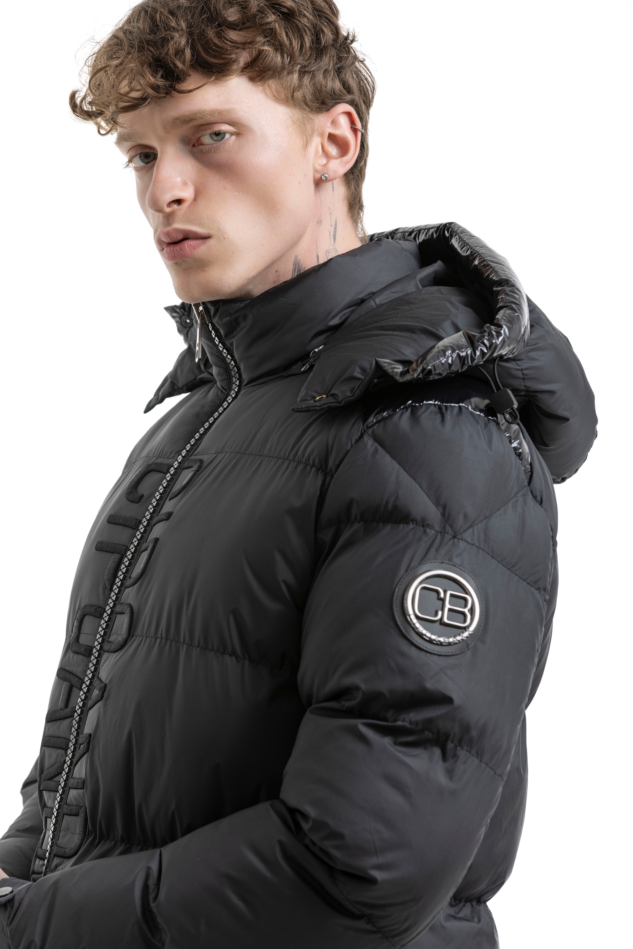 Cipo & Baxx Steppjacke mit Kapuze