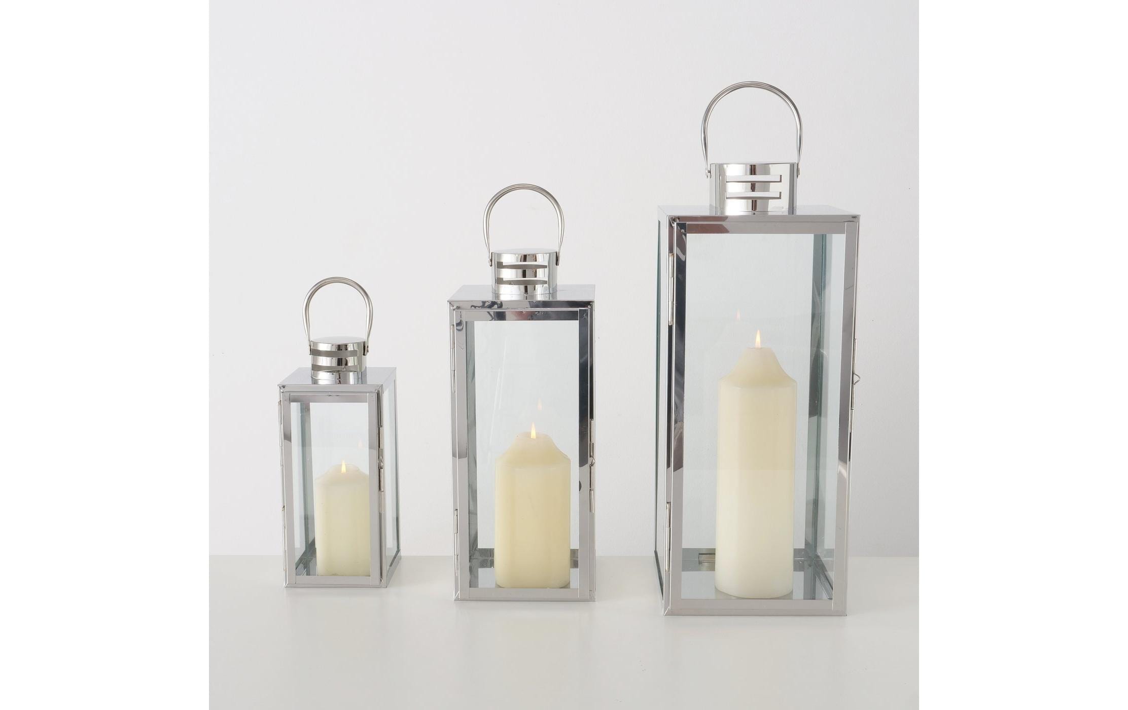 BOLTZE Kerzenlaterne »Caruso 3-teilig«