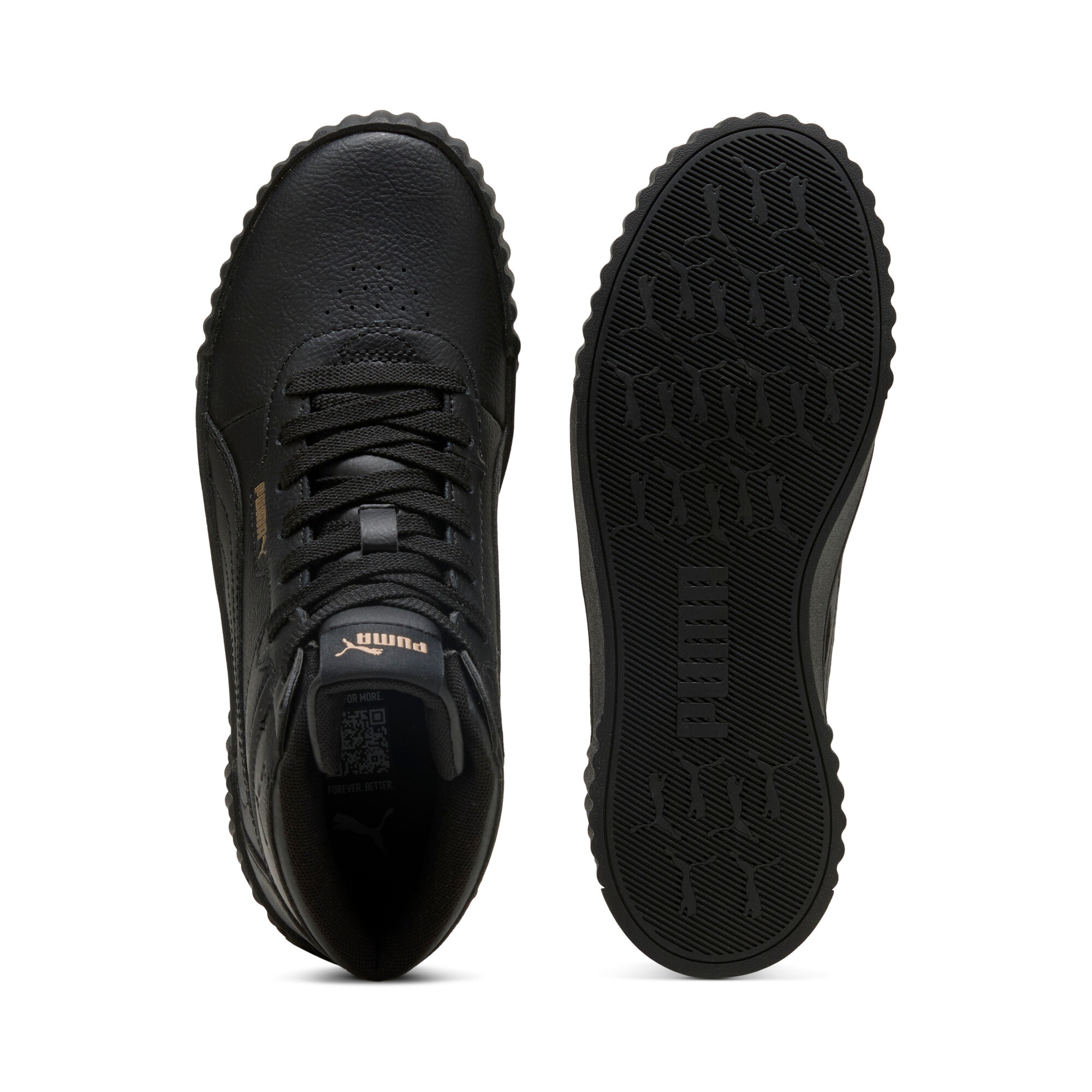 PUMA Sneaker »CARINA 3.0 MID«  knöchelhoher Schnitt, Schnürung, nicht herausnehmbare Innensohle