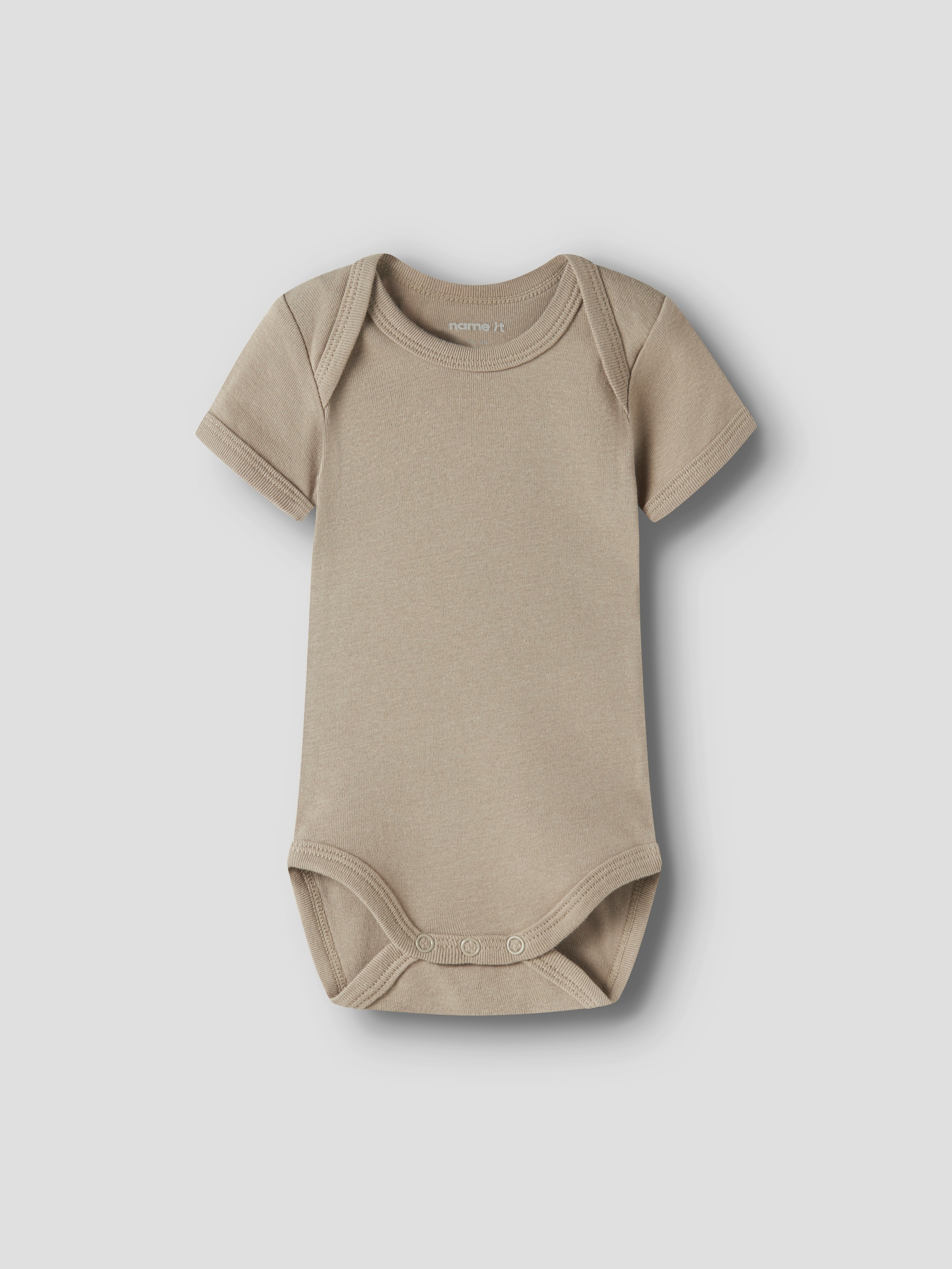 Name It Kurzarmbody »NBNBODY 3P SS PUMICE BEAR NOOS« Packung, 3 tlg.