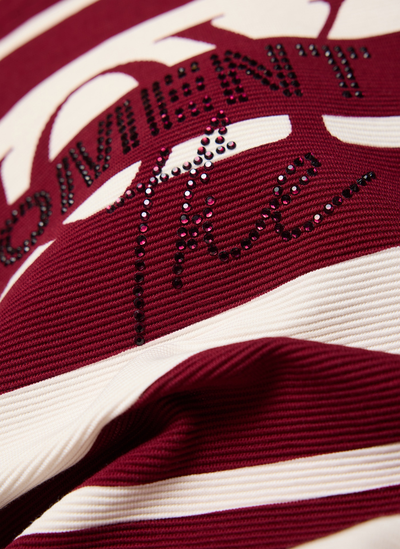 Rabe T-shirt à manches 3/4 im Streifen-Design und mit Nieten-Details