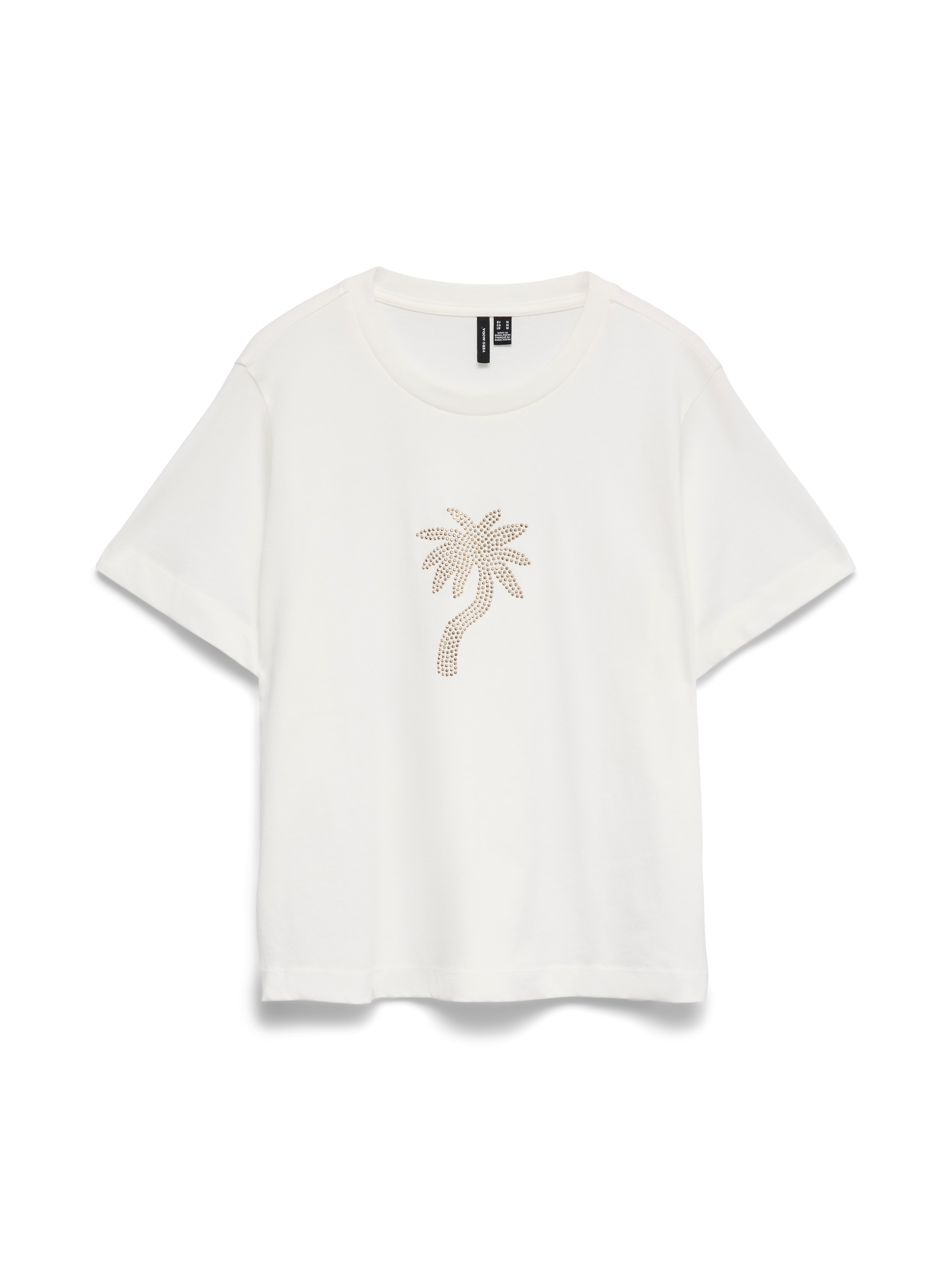 Vero Moda T-shirt à manches courtes »VMPALMA METTE SS TOP BOX JRS« Coton