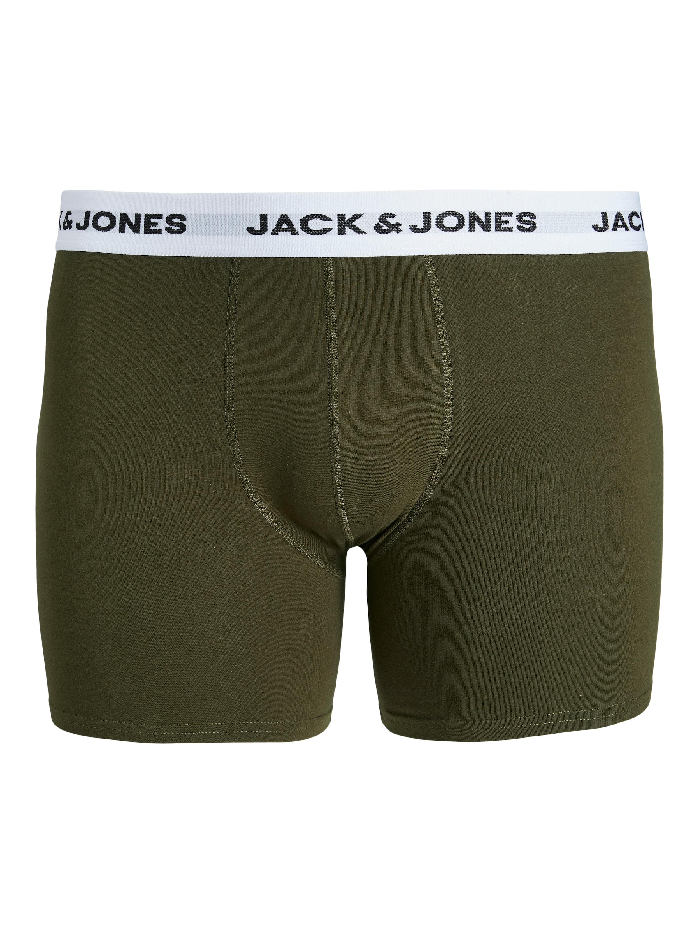 Jack & Jones PlusSize Boxers »JACBASIC WHITE WB TRUNKS 5 PACK NOOS PLS« Packung, 5 cuis mit Logo Schriftzug
