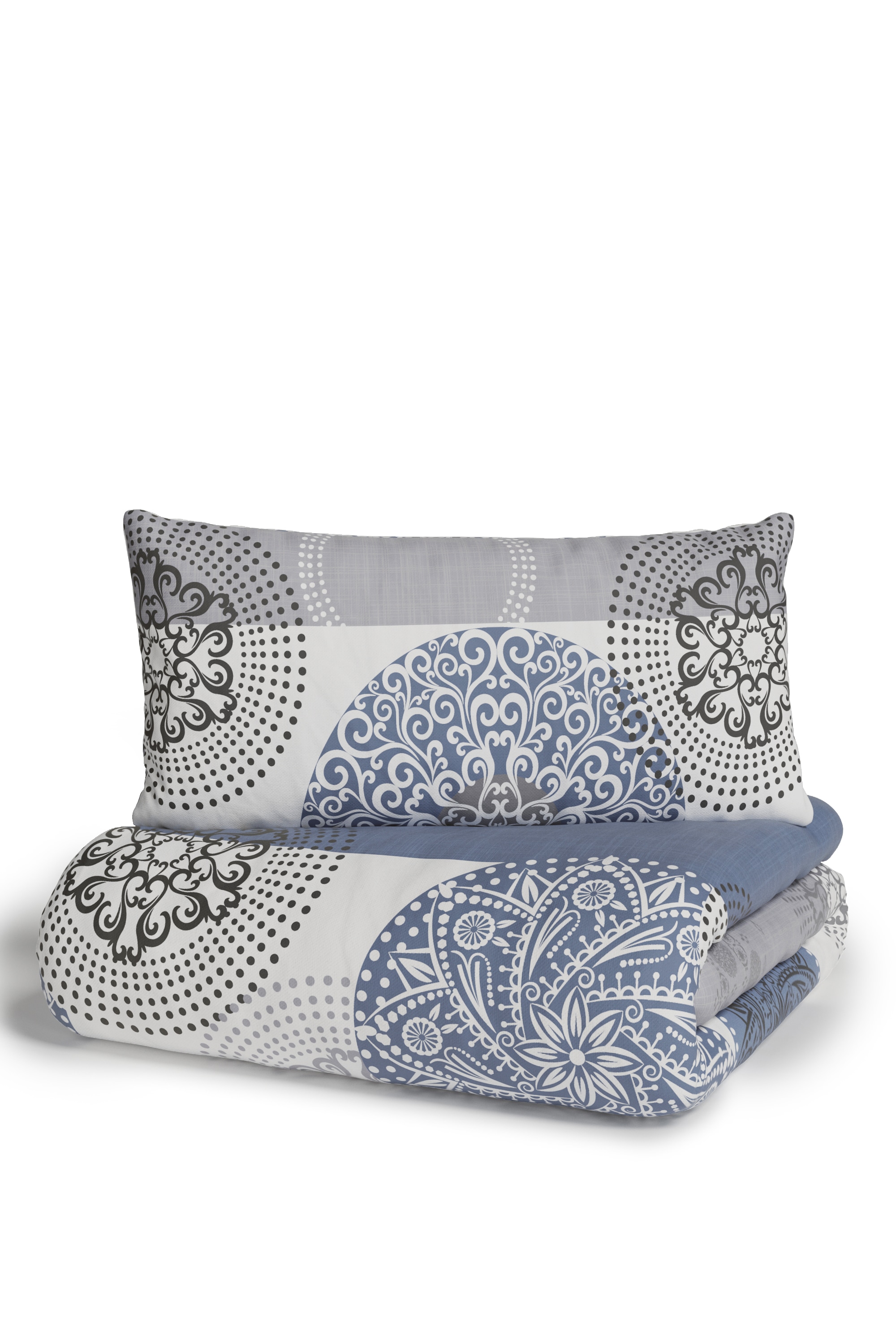 my home Bettwäsche »Tesso in Gr. 135x200, 155x220 oder 200x200 cm« 2 tlg. Bettwäsche mit Ornamenten und in verschiedenen Qualitäten