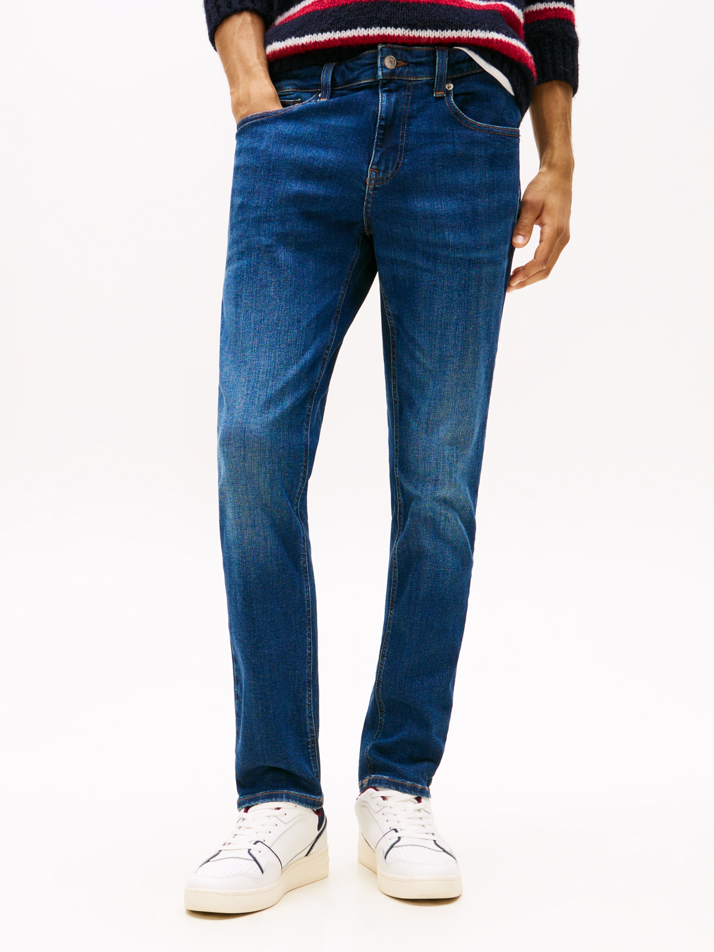 Tommy Jeans Jeans slim »Scanton Slim« Slim‑Fit‑Jeans mit mittlerer Leibhöhe, 5‑Pocket‑Design