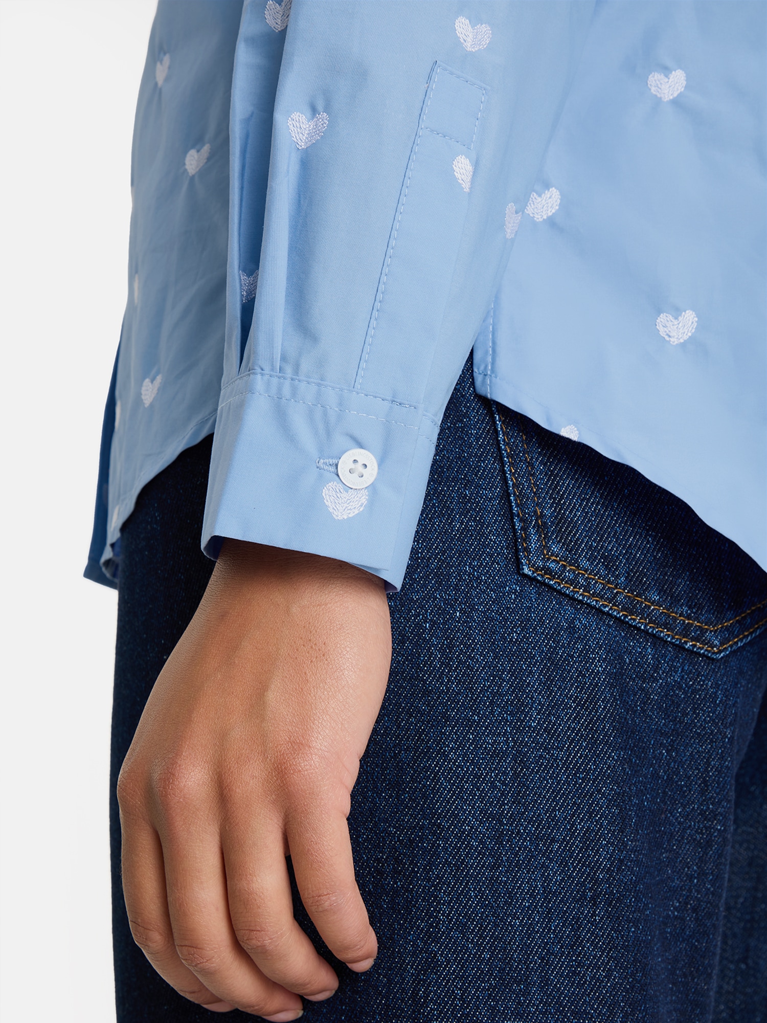 Lieblingsstück Hemdbluse »RadunaL« mit verspielter Stickerei