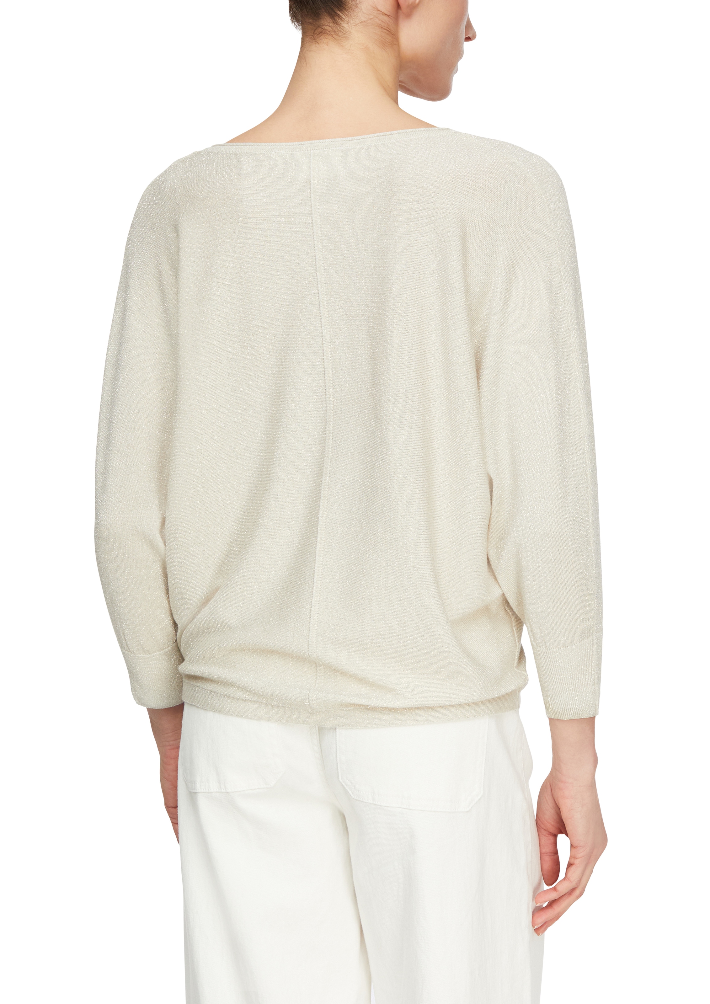 Comma Pull à manches 3/4 avec encolure en V et en viscose