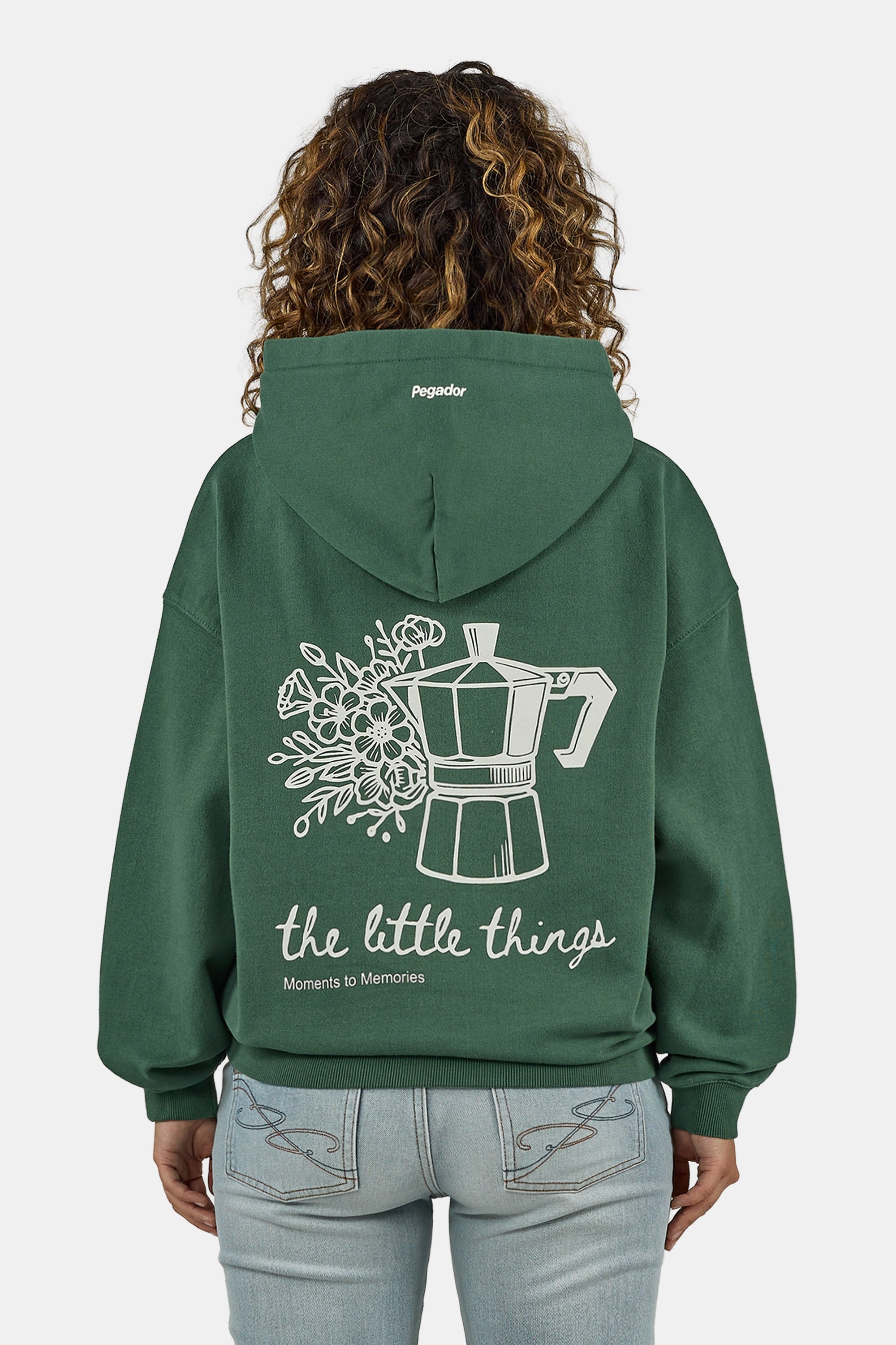 PEGADOR Sweat à capuche »Miravet Oversized Hoodie«, mélange de coton, oversize
