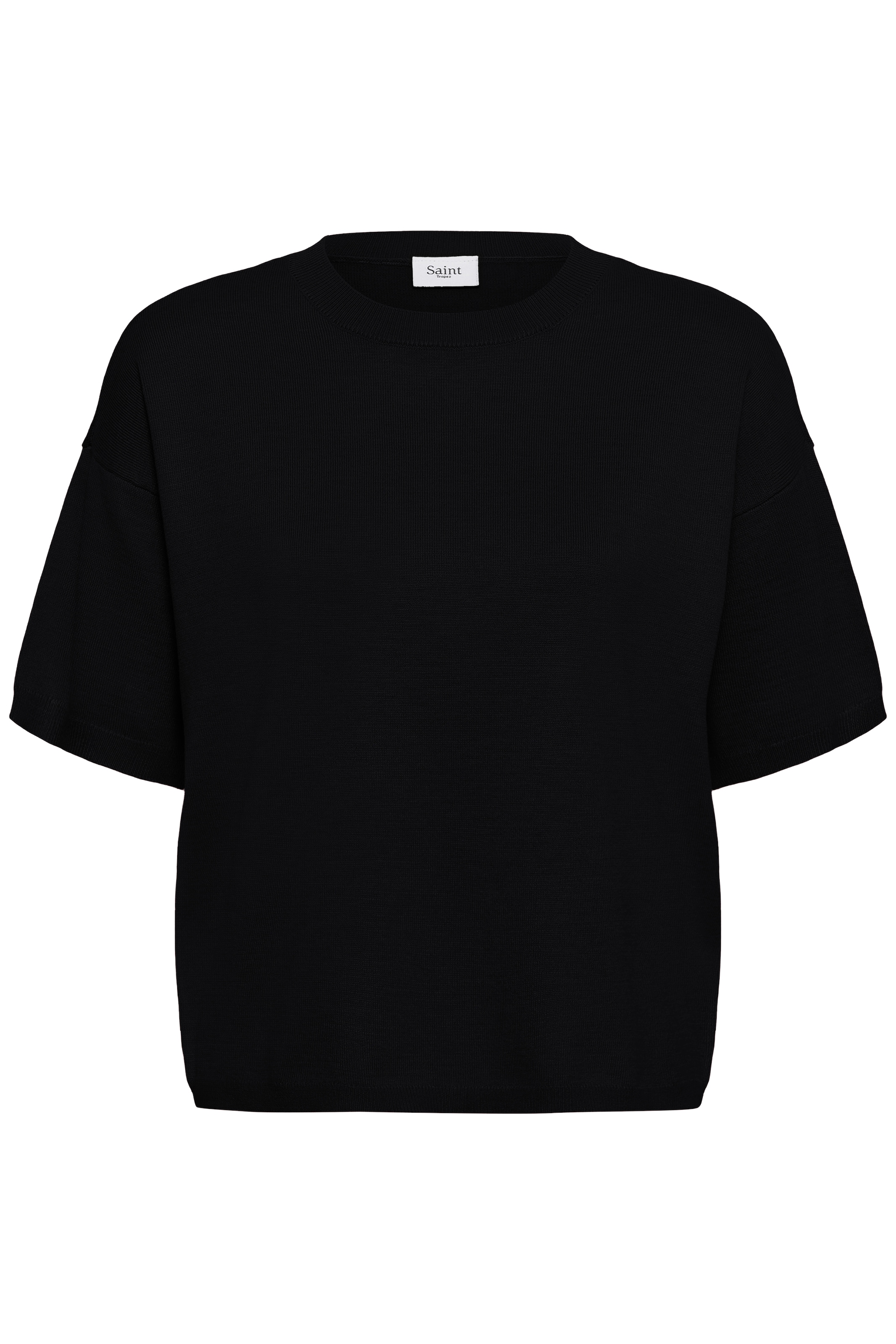 Saint Tropez Pull en tricot »MilaSZ Boxy SS Pullover« mélange viscose, coupe oversize