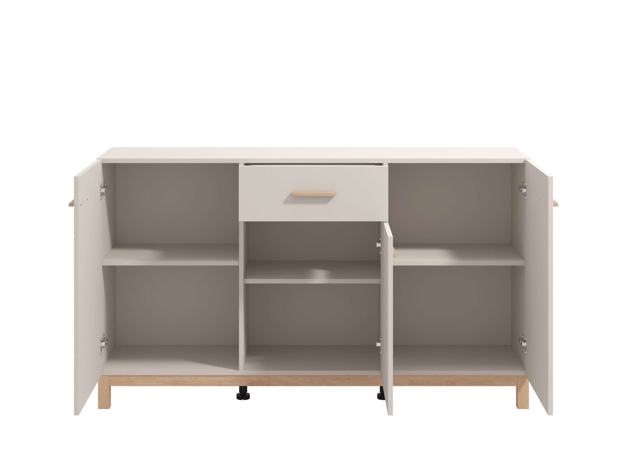 Home affaire Sideboard »Essex, Kommode, Kombikommode, Anrichte, Schrank« Modernes Sideboard: Kaschmir-Dekor, 3 Türen & 1 Schublade