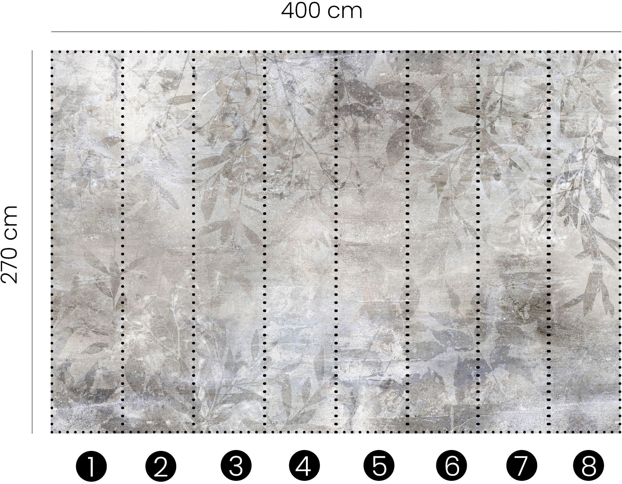 Fashion for walls Fototapete »Whisper« gepflegt texturiert 8 Rollen