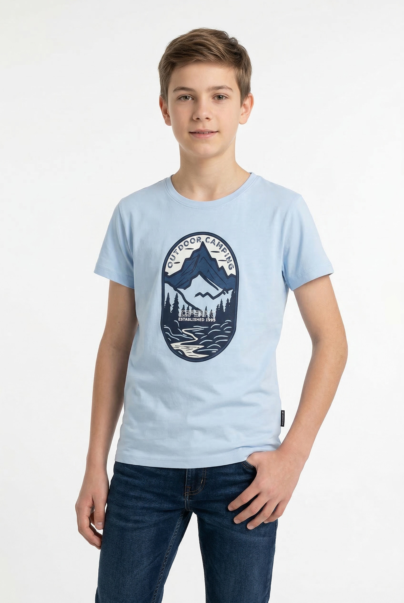 Icepeak T-Shirt »LEADVILLE JR« für Kinder und Jugendliche, aus Baumwolle