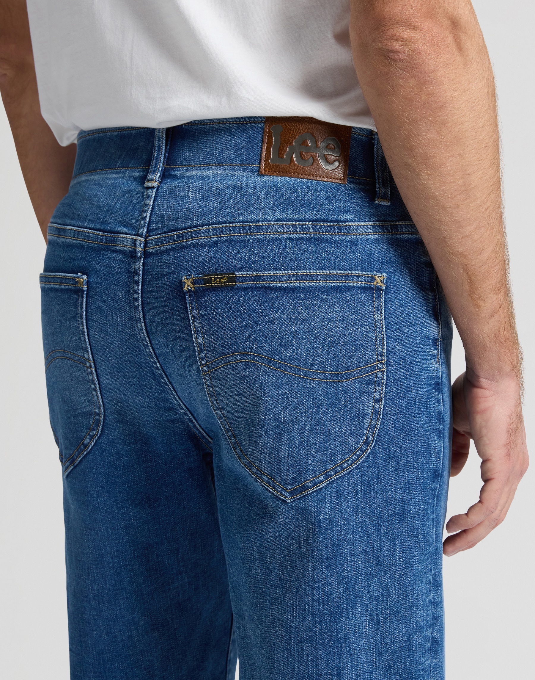 Lee® Short en jean »XM 5 POCKET« Sommerhose Extreme Motion Denim