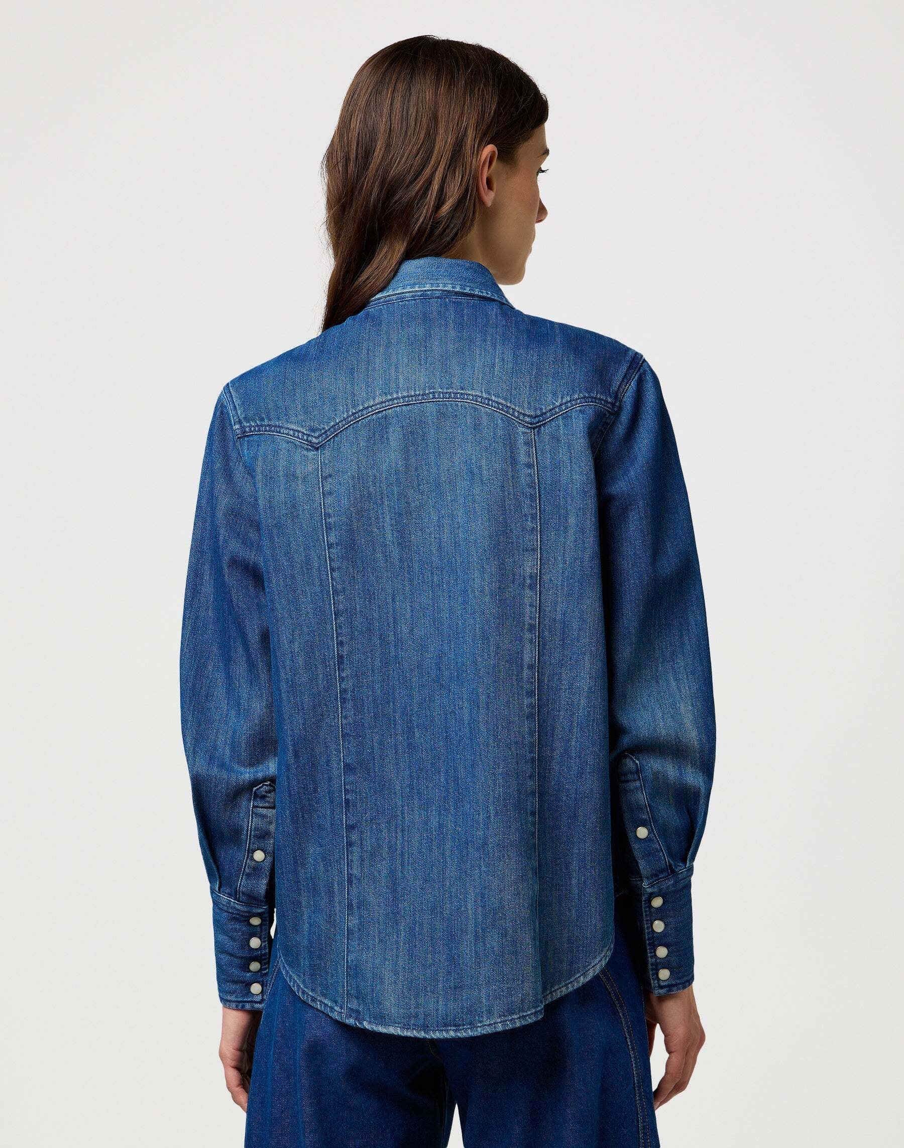 Wrangler Blouse en jean »WRANGLER Jeanshemd Yoke Denim Shirt«