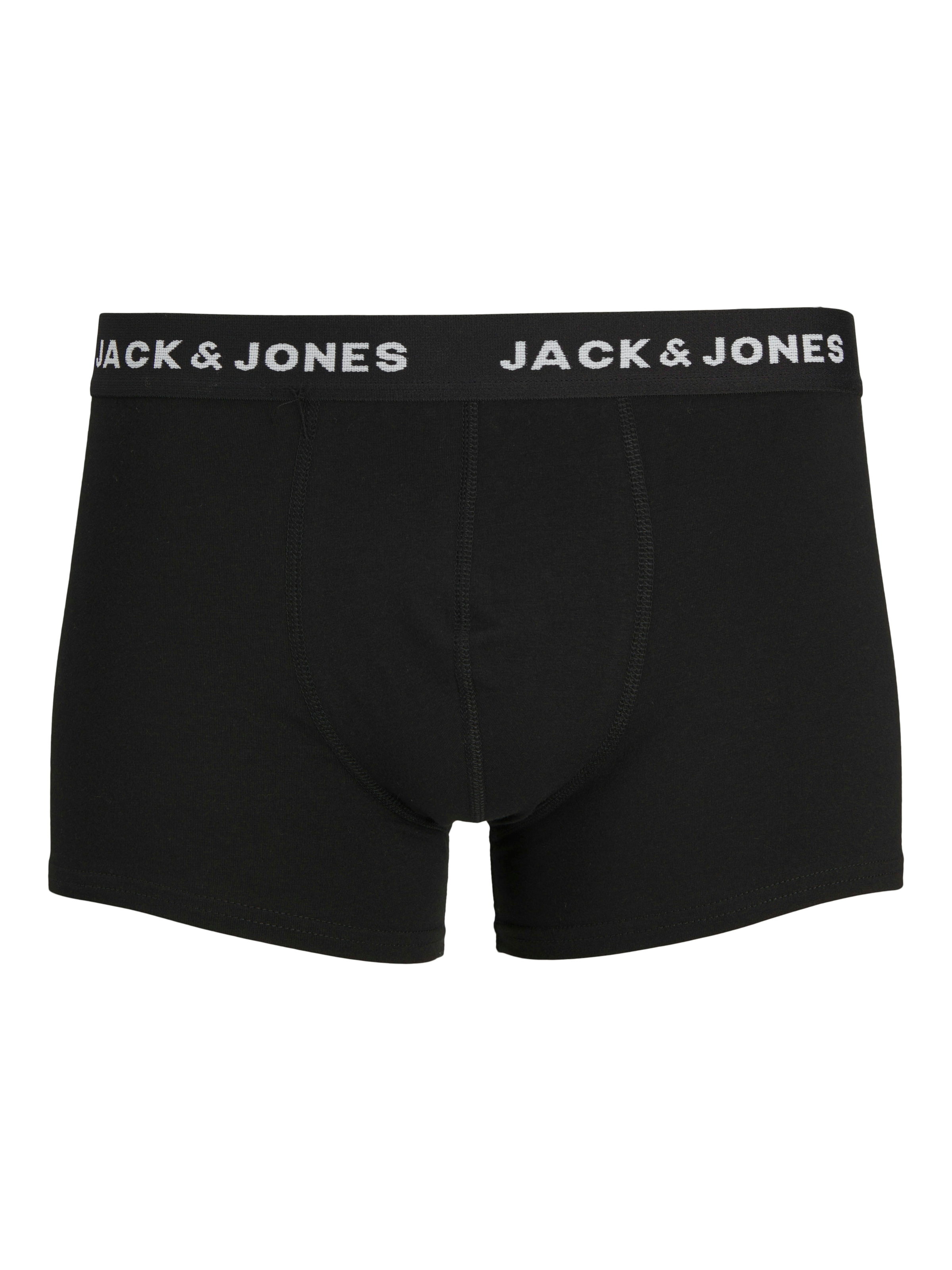 Jack & Jones Trunk »JACBLACK – Formschlüssige Boxershorts mit elastischem Bund« Packung, 5 Stk. unifarben, casual, körpernah, Jersey