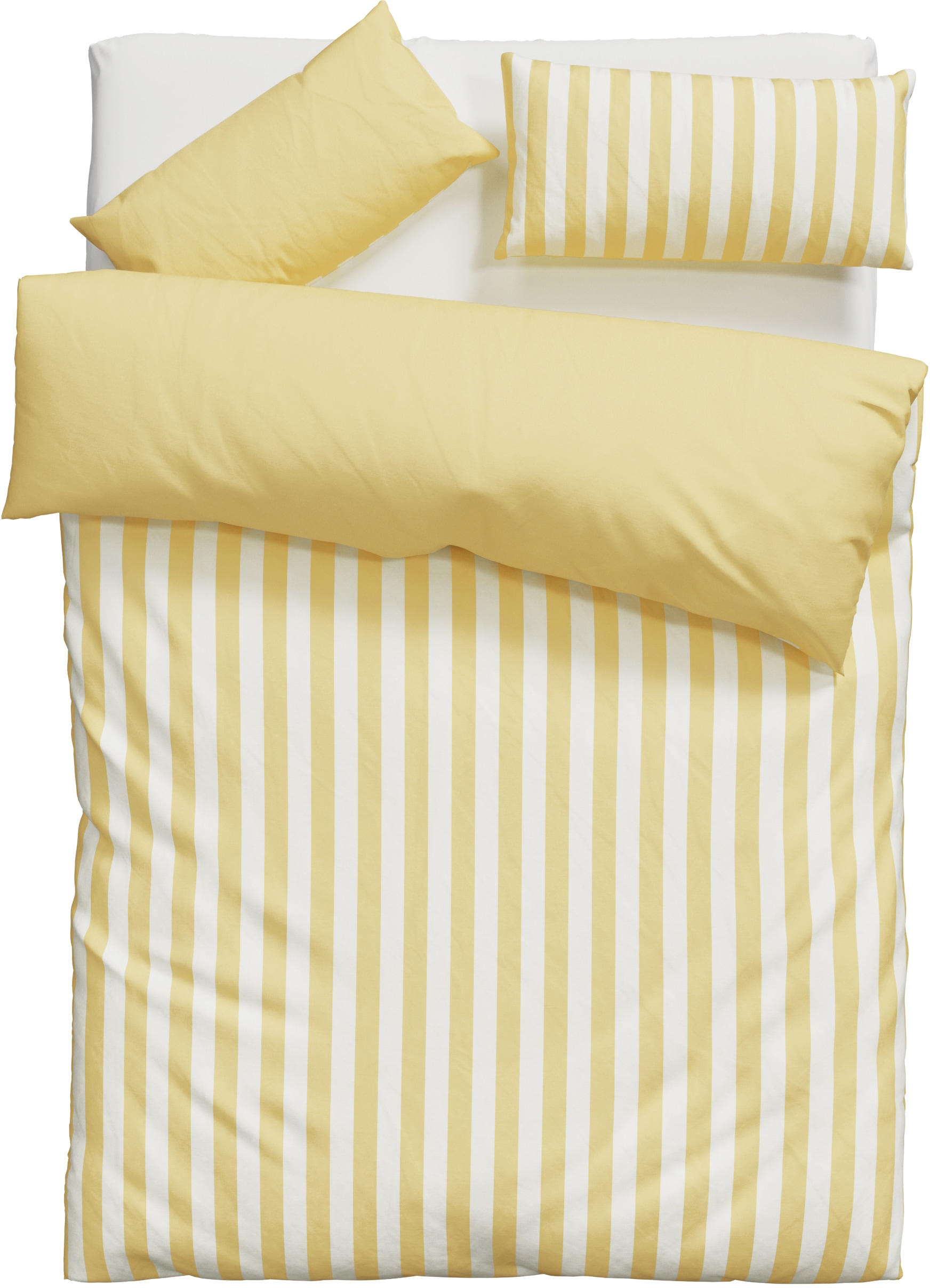 GOODproduct Linge de lit réversible »Greta« 2 cuis Bettwäsche mit Streifen in verschiedenen Qualitäten, ab 135x200 cm