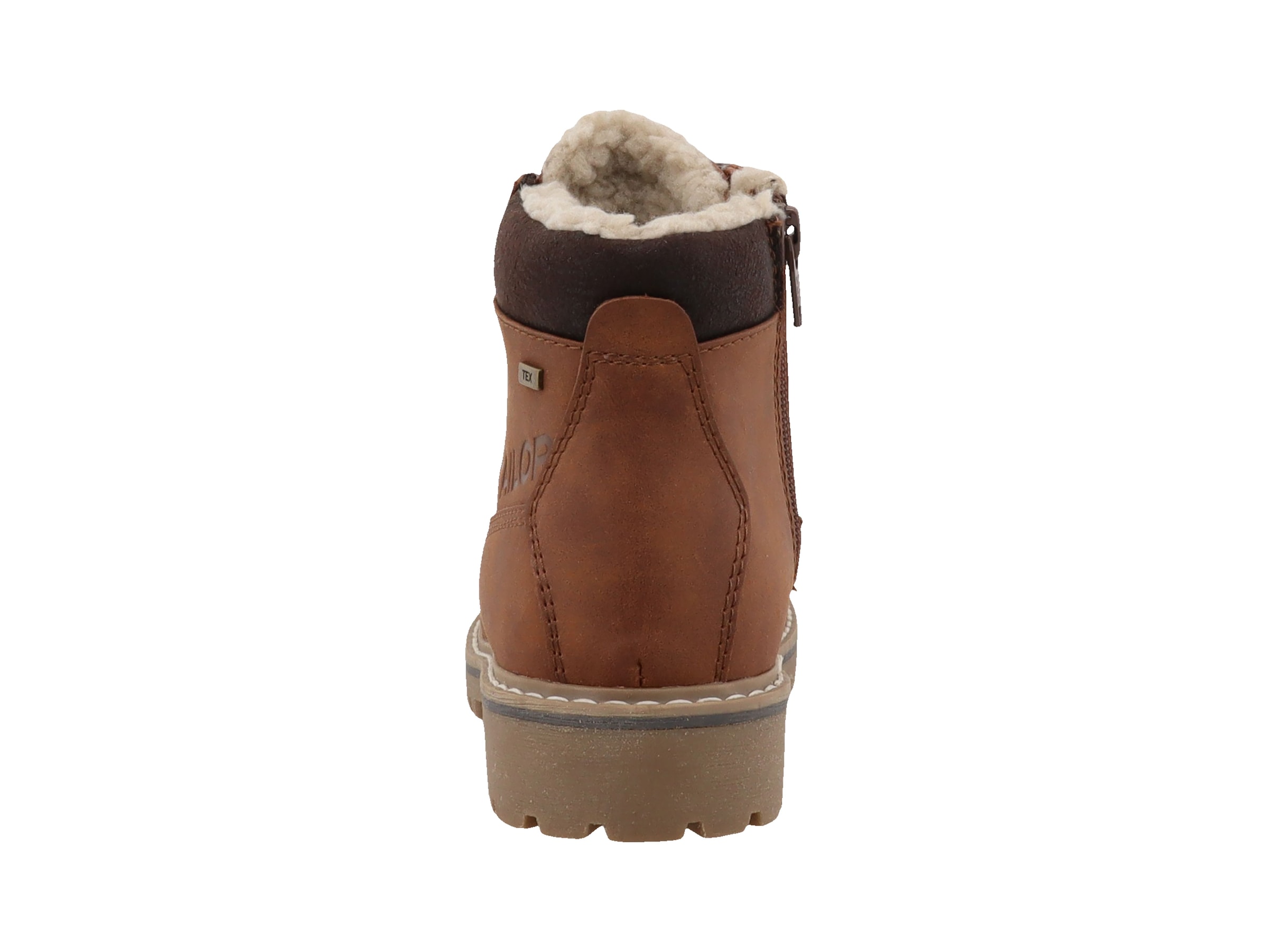 TOM TAILOR Bottes d'hiver  avec bord en mouton rembourré doux