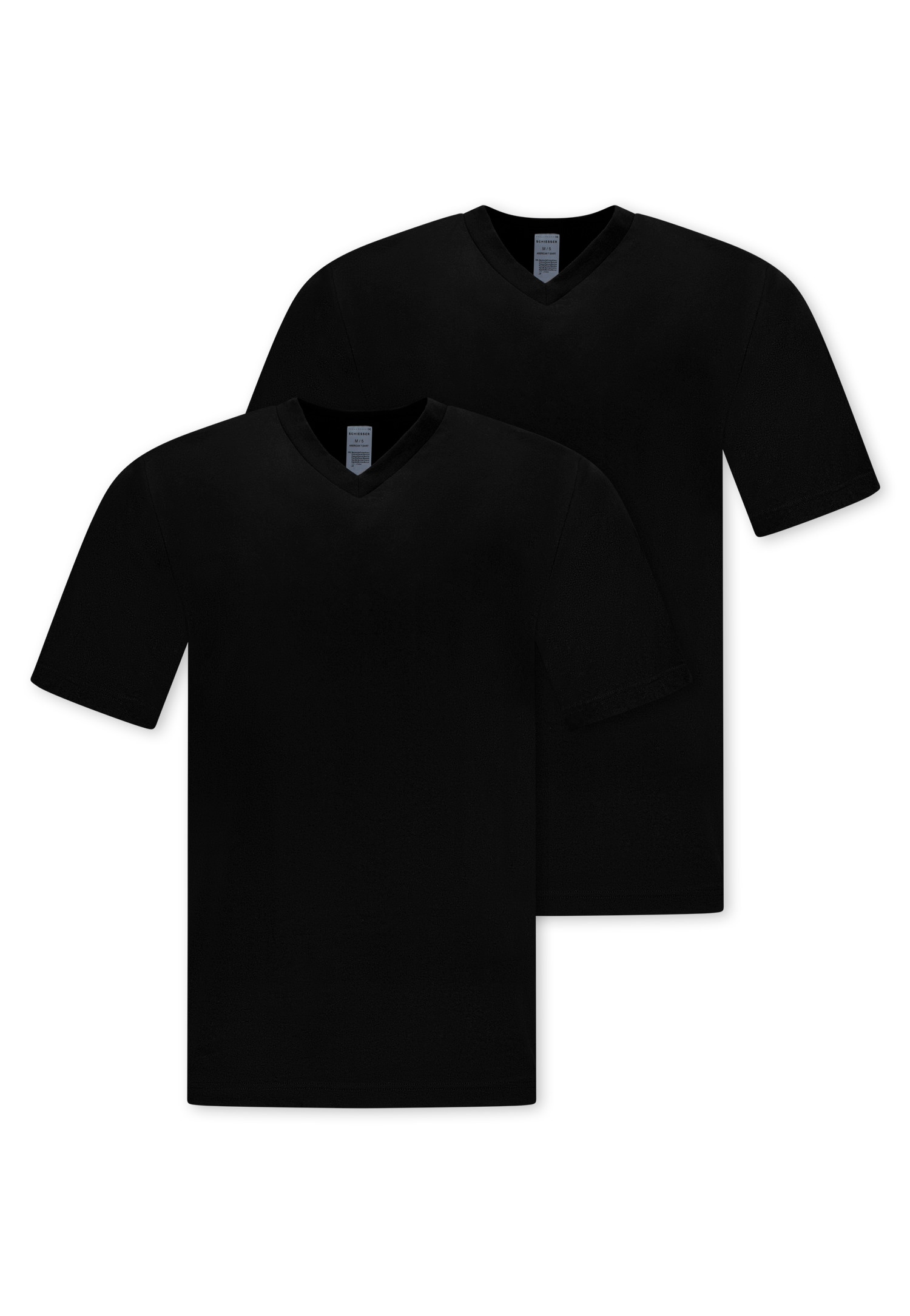 Schiesser V-Shirt »Essentials« 2er-Pack,  mit V-Ausschnitt
