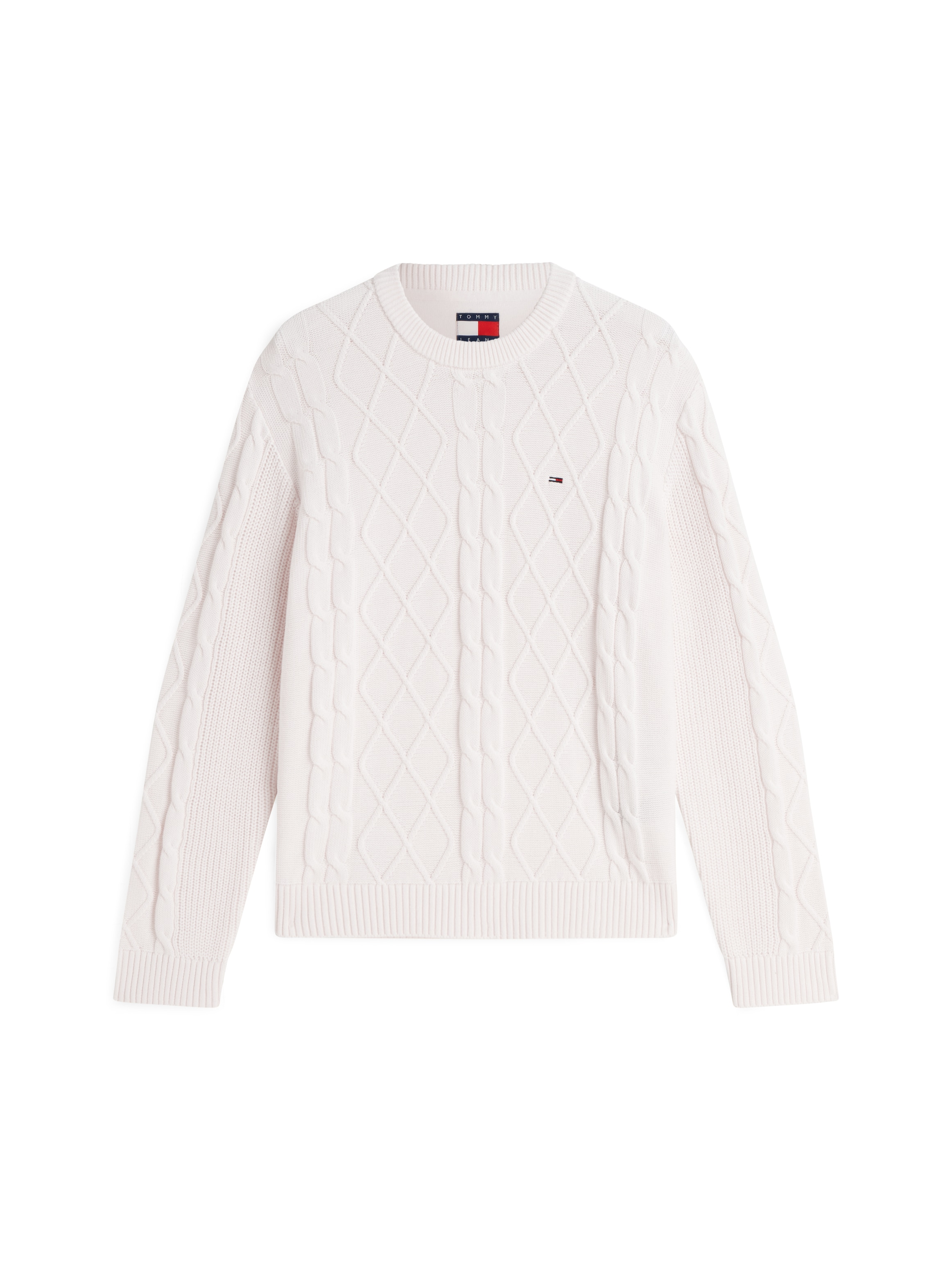 Tommy Jeans Pull à col rond »TJM REG CABLE KNIT SWEATER«