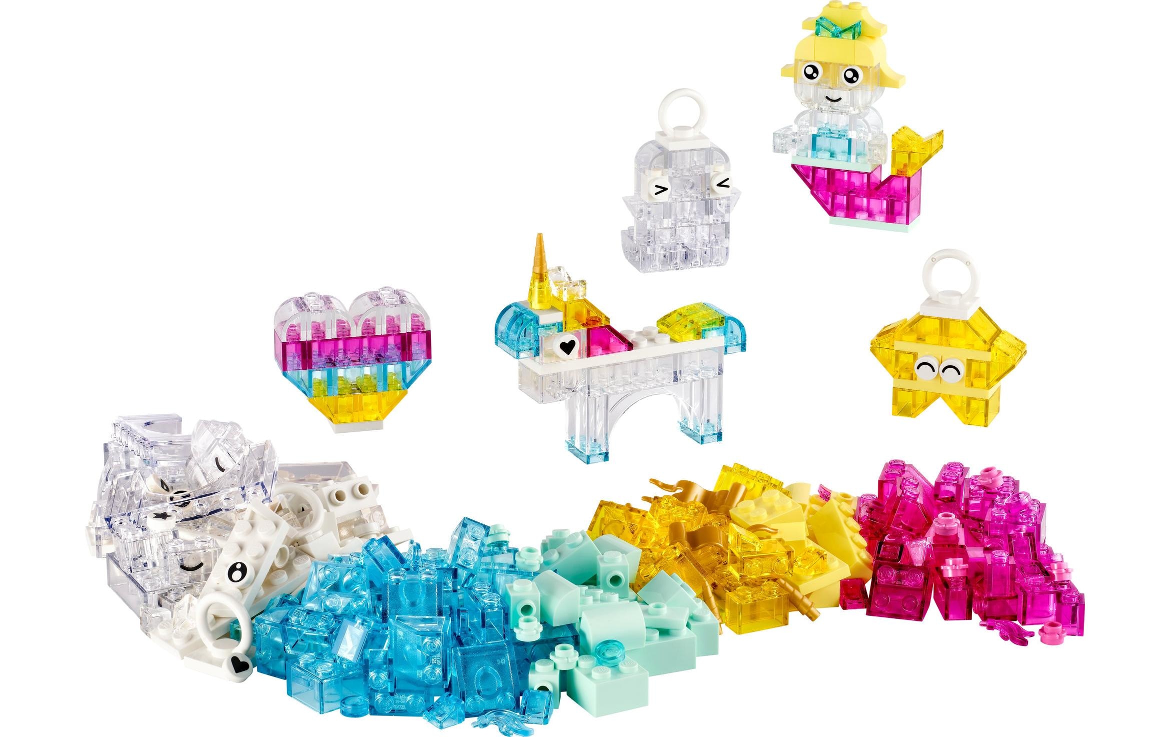 LEGO® Spielbausteine »Zauberbox mit durchsichtigen Steinen 11040«