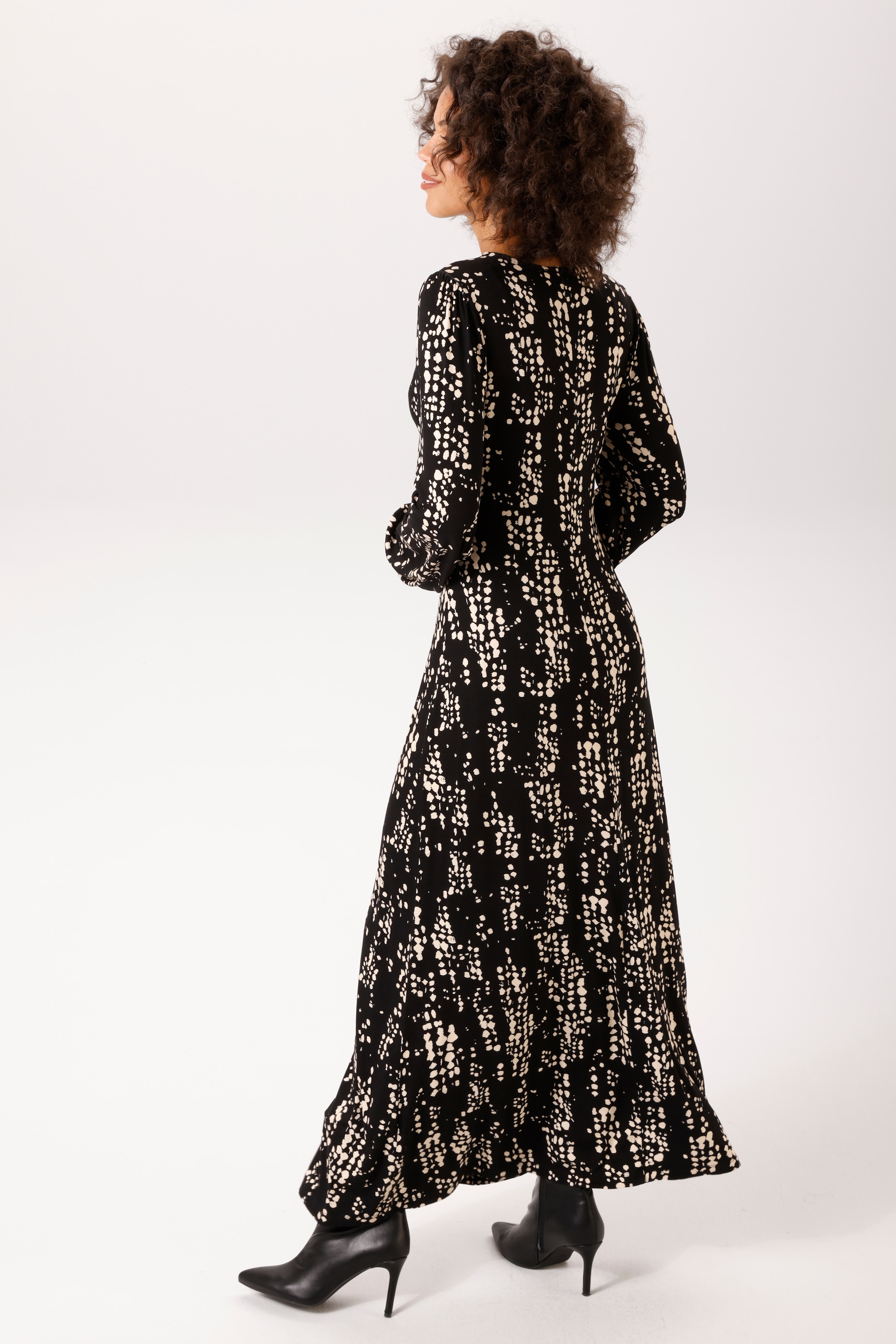 Aniston CASUAL Maxi robe avec nœud raffiné au décolleté - NOUVELLE COLLECTION