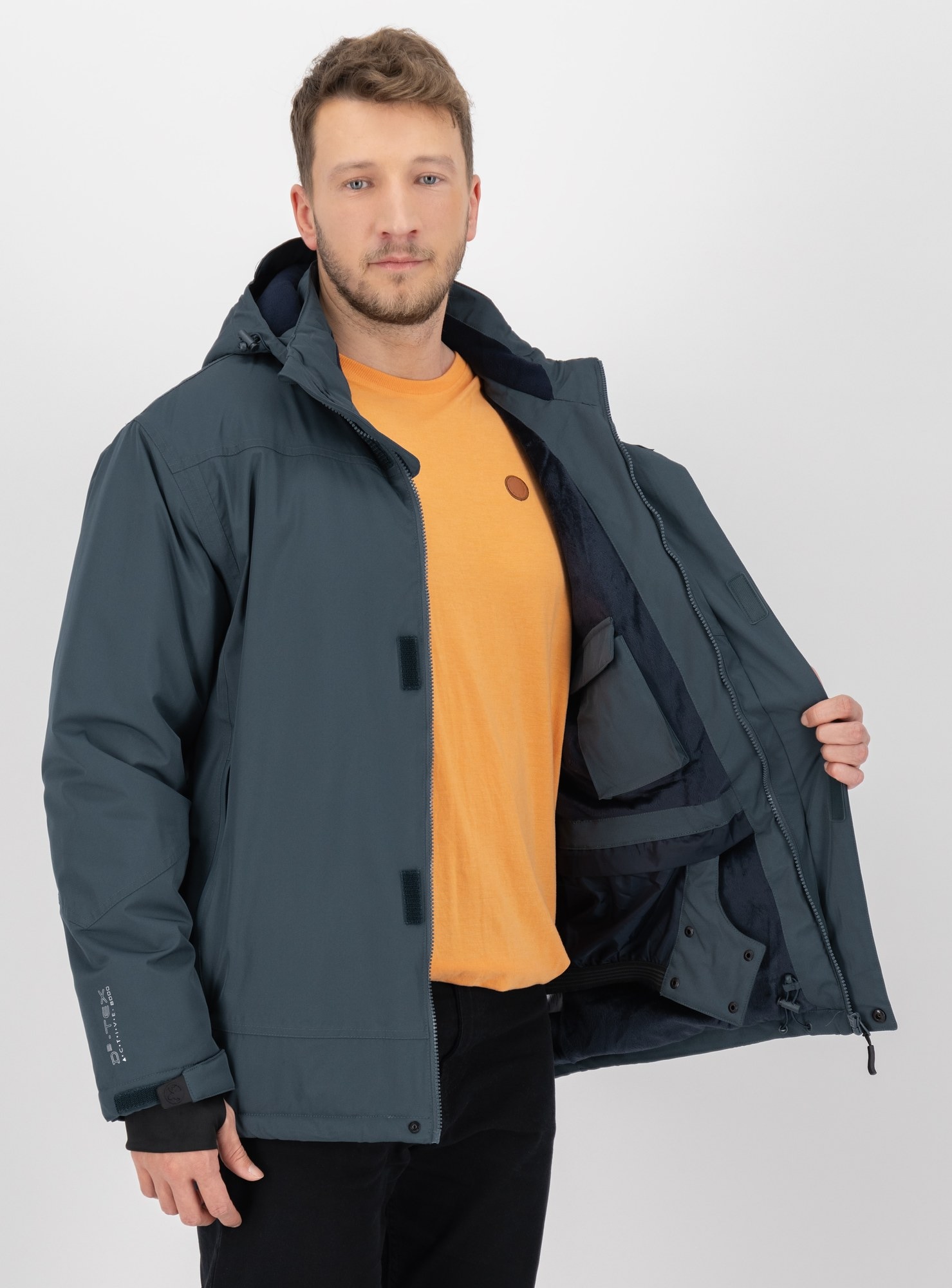 DEPROC Active Veste d'hiver »MONTREAL MEN« avec capuche également disponible en grandes tailles