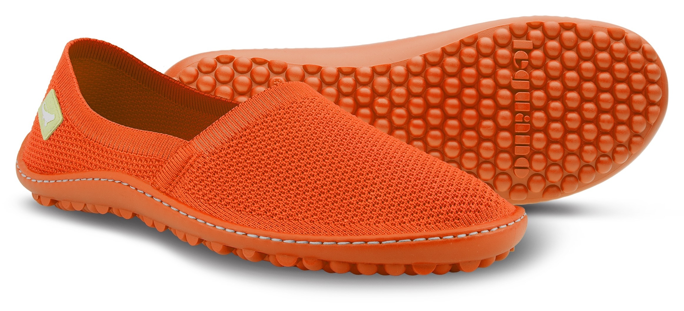 Leguano Chaussures pieds nus »FLAIR«  Mocassin, chaussure à enfiler avec écusson logo au talon