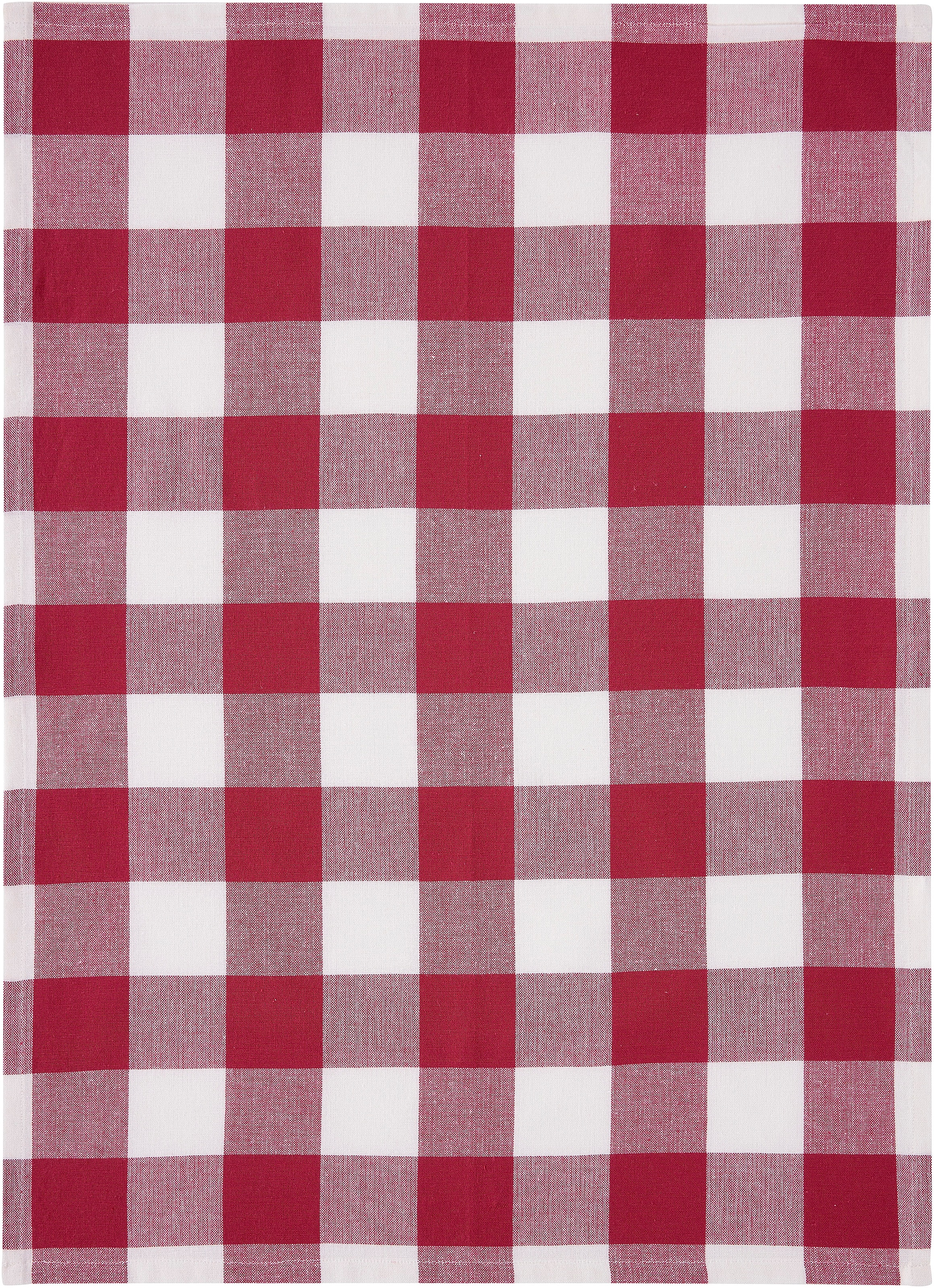 GOODproduct Chiffon à vaisselle »Ravven« 100 % Baumwolle, 70 × 50 cm, 3er-Set, Farbauswahl, Karo, Streifen