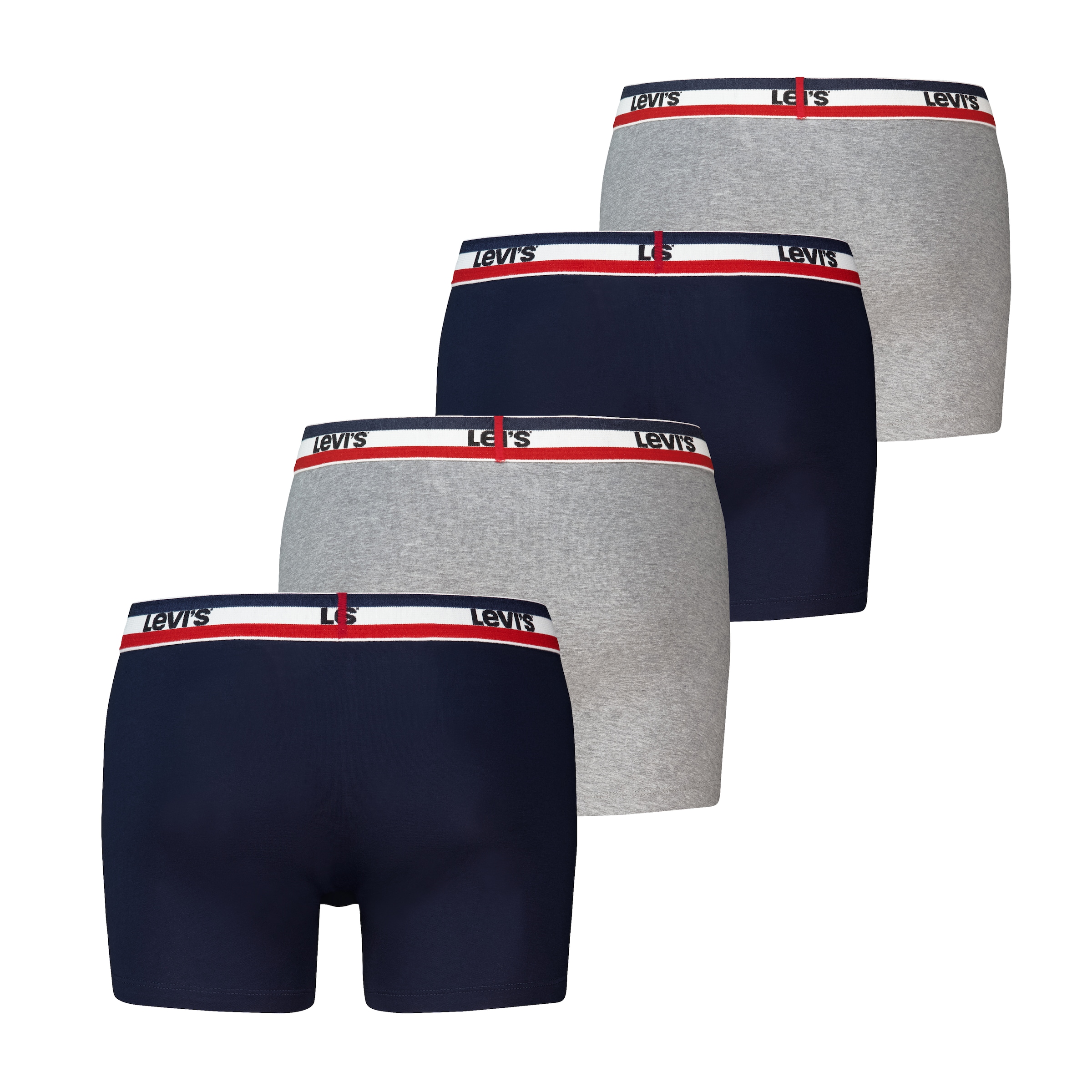 Levi's® Boxers »LEVIS MEN REPEAT SPW LOGO BOXER BRIEF 4P« 4er Pack, 