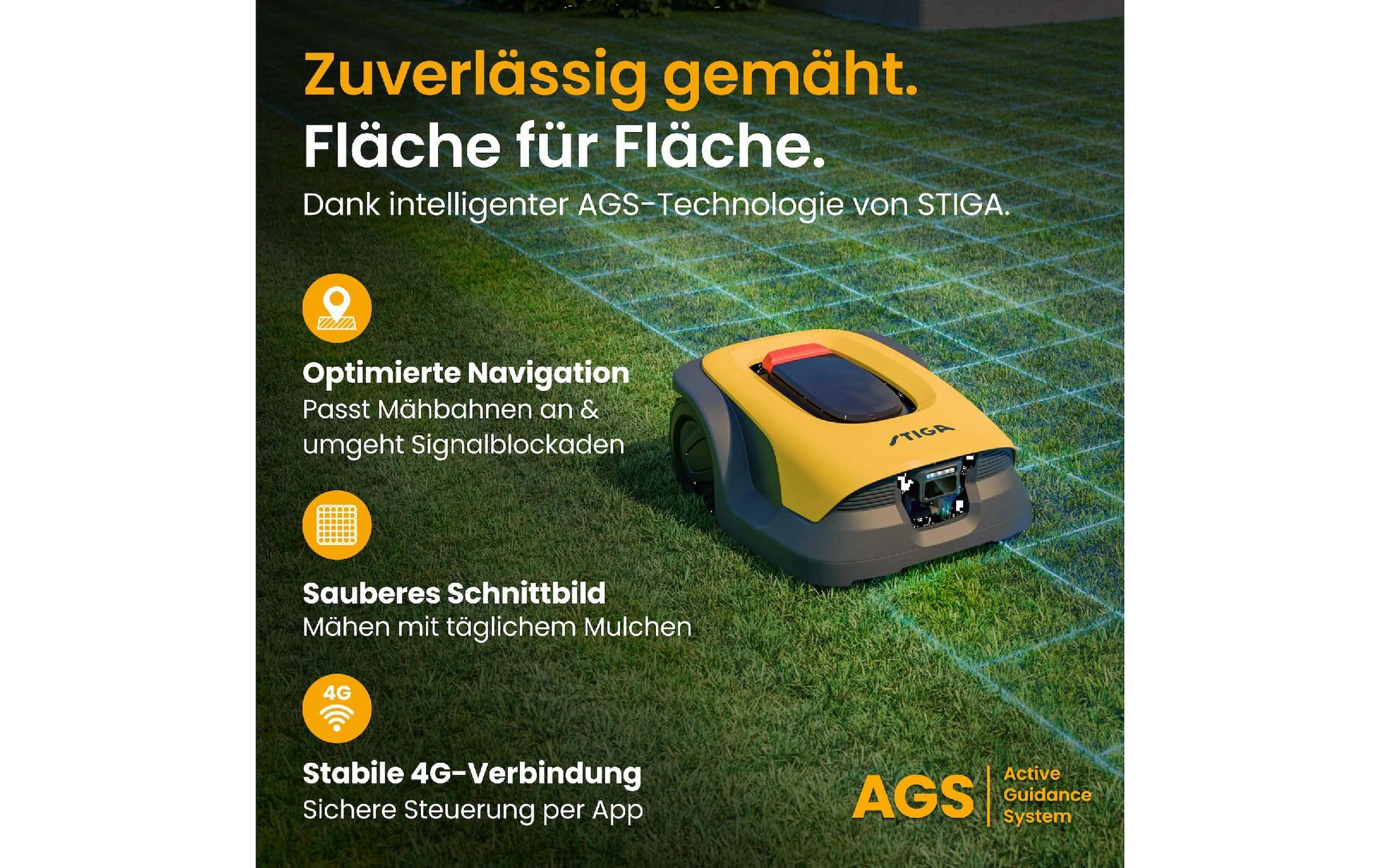 STIGA Robot tondeuse »A10v inkl. Akku«  mit GPS