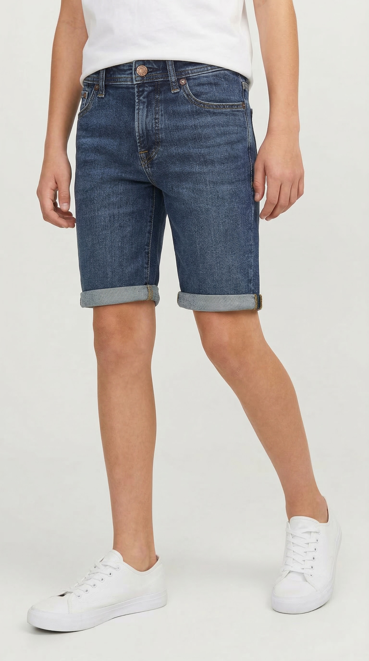 Jack & Jones Junior Short »JJIRICK bequem mit mittlerer Taille für Jungen«  unifarben, modisch, regular fit, Web,