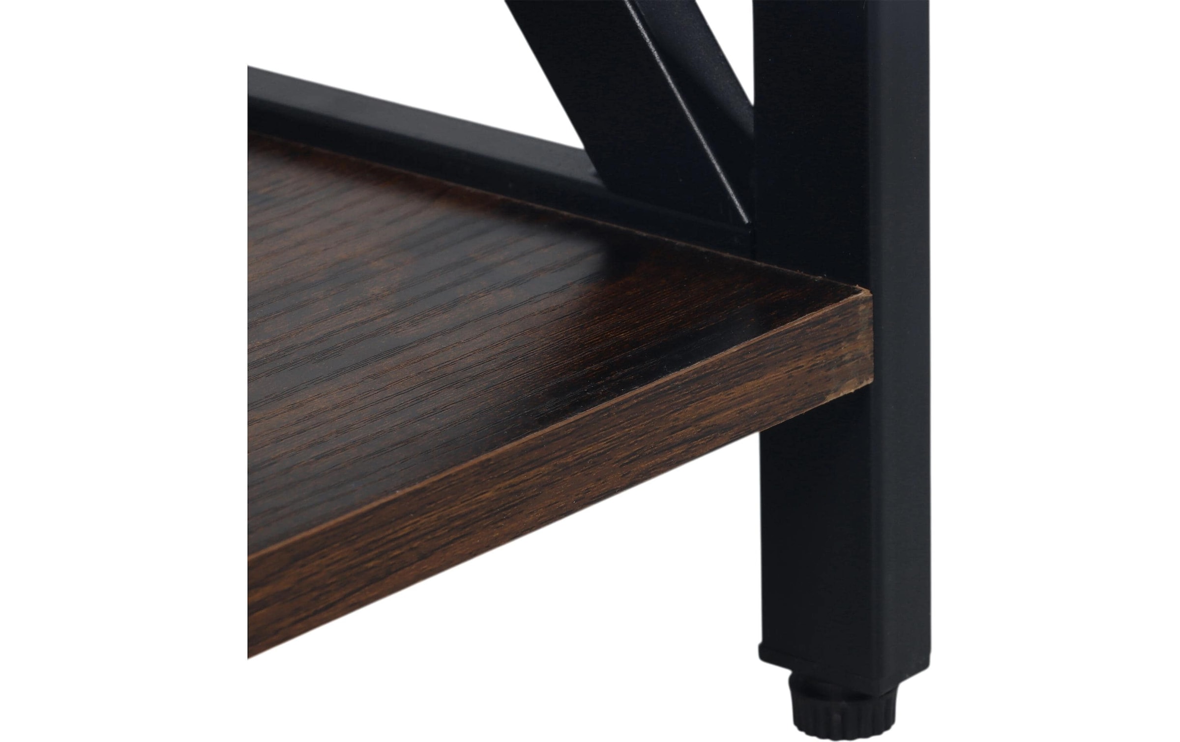 relaxdays Konsolentisch »80 x 100 x 30 cm« Schmale Flurkonsole mit Schublade und 3 Ablagen