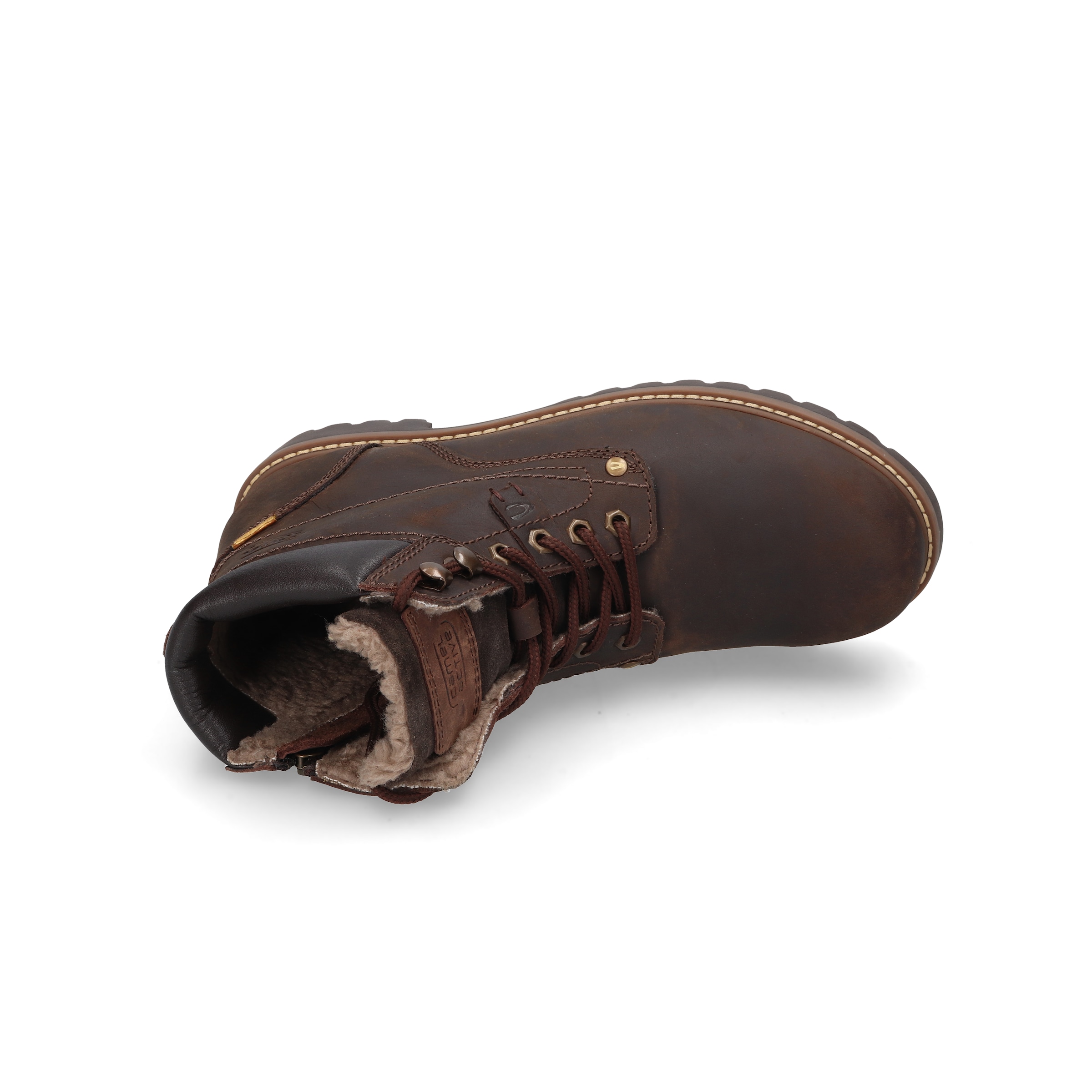 camel active Bottes d'hiver  bottes à lacets avec semelle profilée et doublure chaude