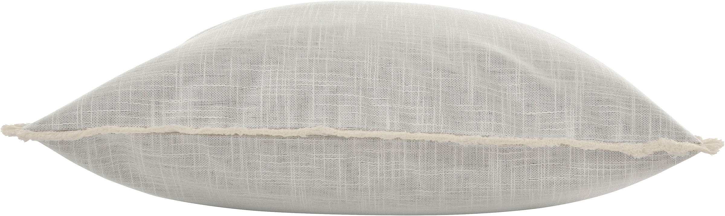 LeGer Home by Lena Gercke Dekokissen »Marusha« Leinenoptik, 50x50 Dekokissen, Fransen, modern, ohne Füllung, 1Stk.