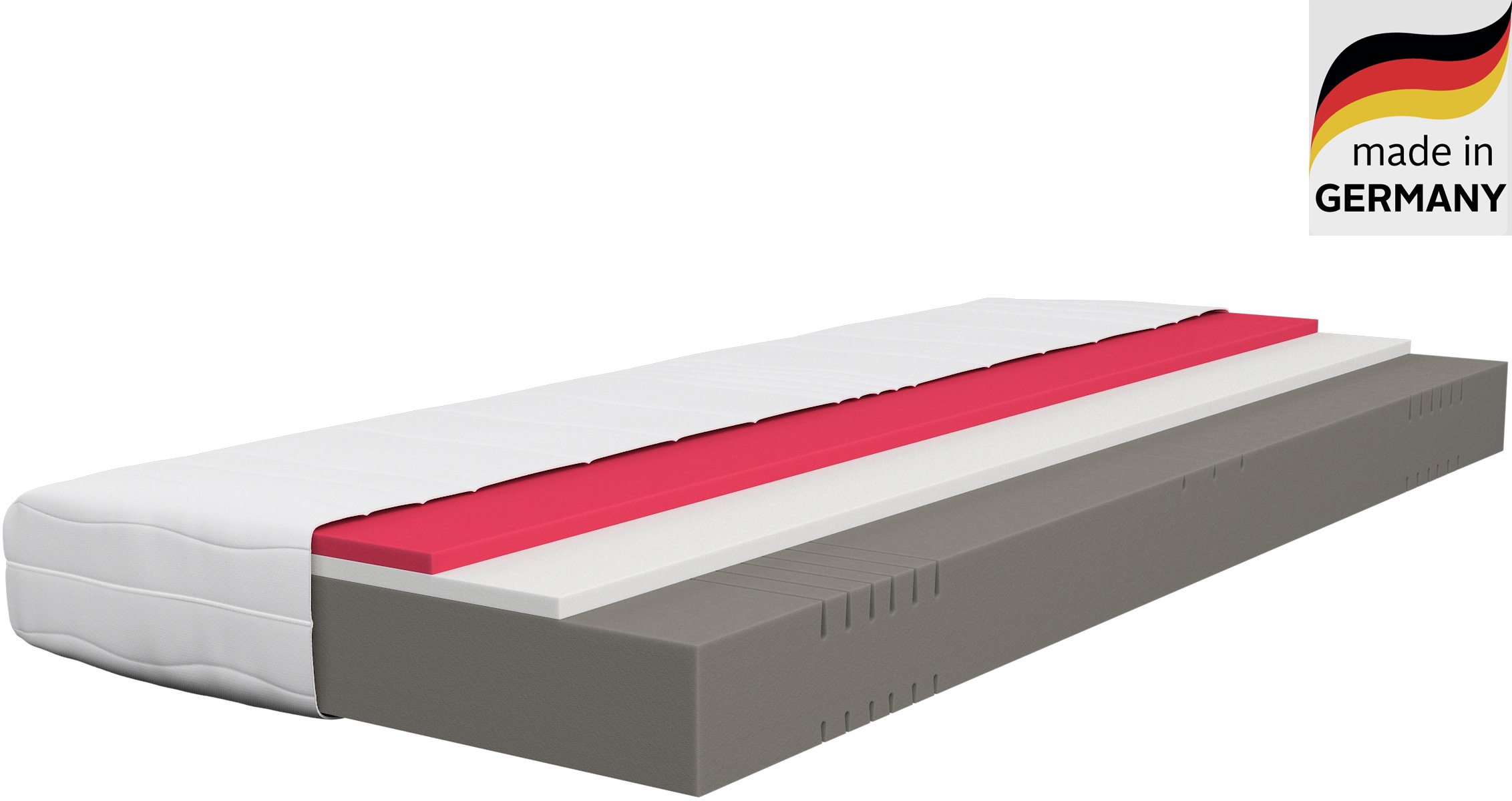 GOODproduct Matelas mousse confort »Feeny, 7 Zonen Wendematratze, 90x200 cm, 140x200 cm & mehr« 19 cm hoch Raumgewicht: 38 kg/m³ 1 cuis tlg. ergonomisch, atmungsaktiv, Matratze mit Visko-Memory-Funktion